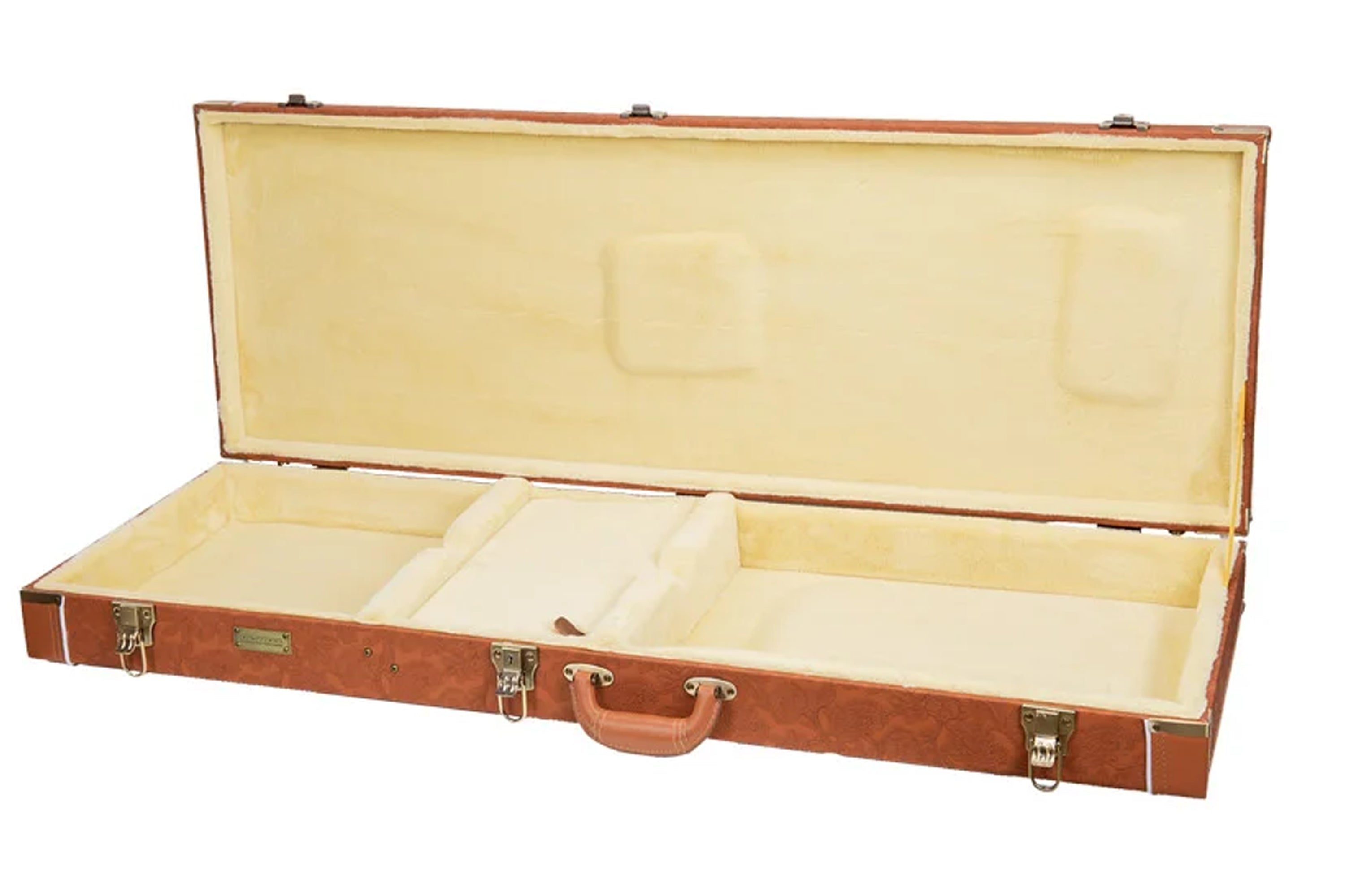 Crossrock CRW630JM Wooden Jazzmaster Style Electric Guitar Case - Red-Wood