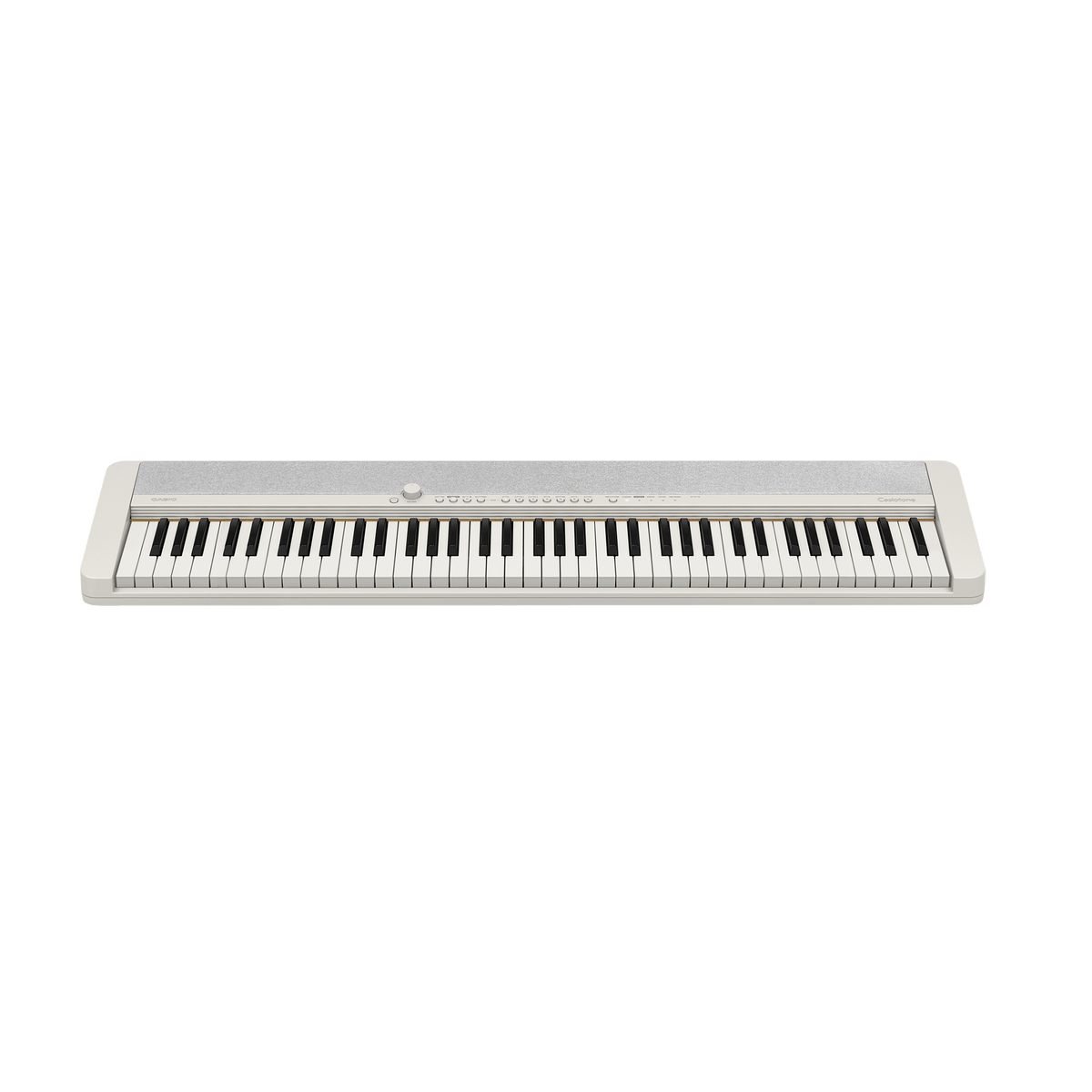 Casio CT-S1-76WE 76-key portable keyboard in white, front view