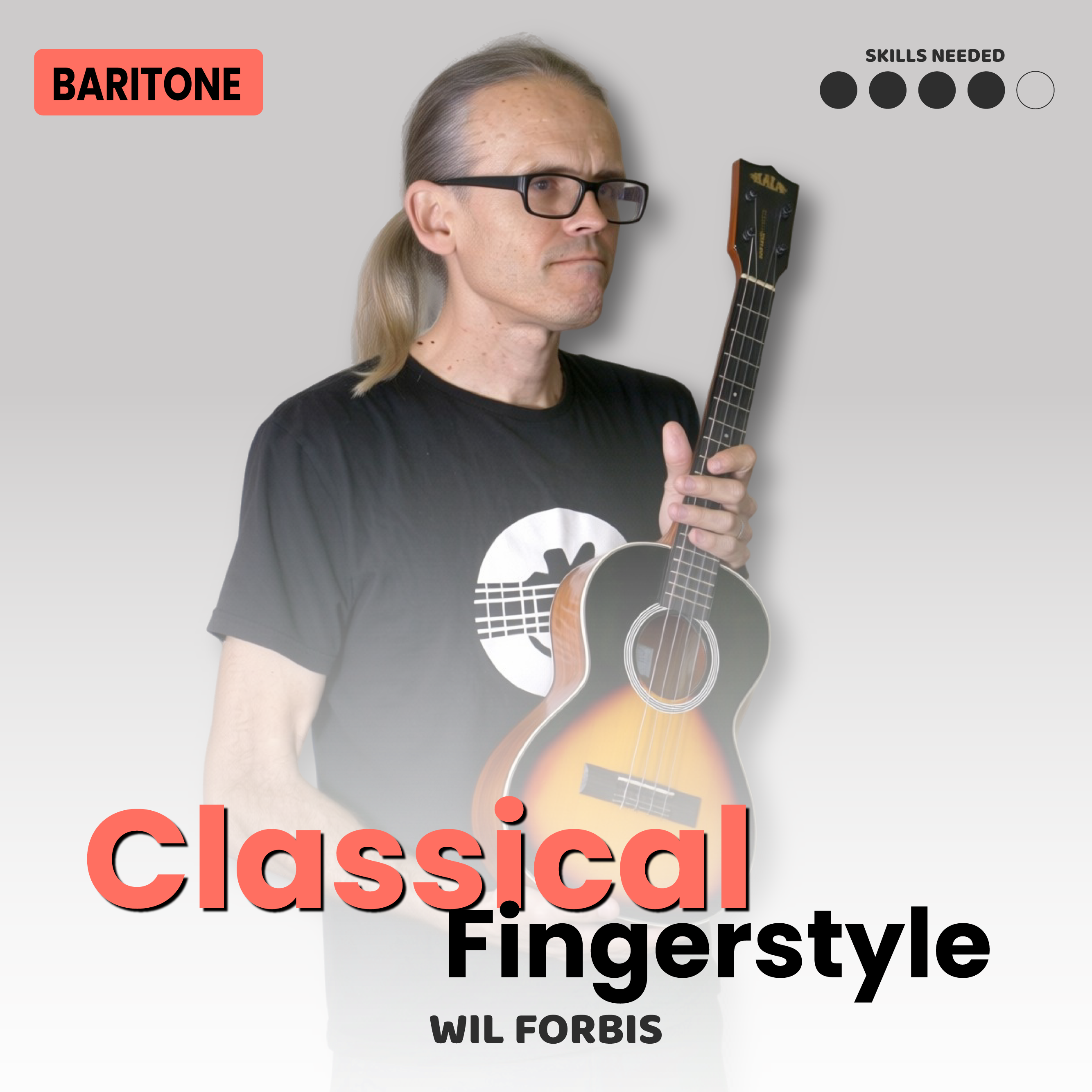 Classical Fingerstyle Baritone Ukulele Course - Uke Like The Pros
