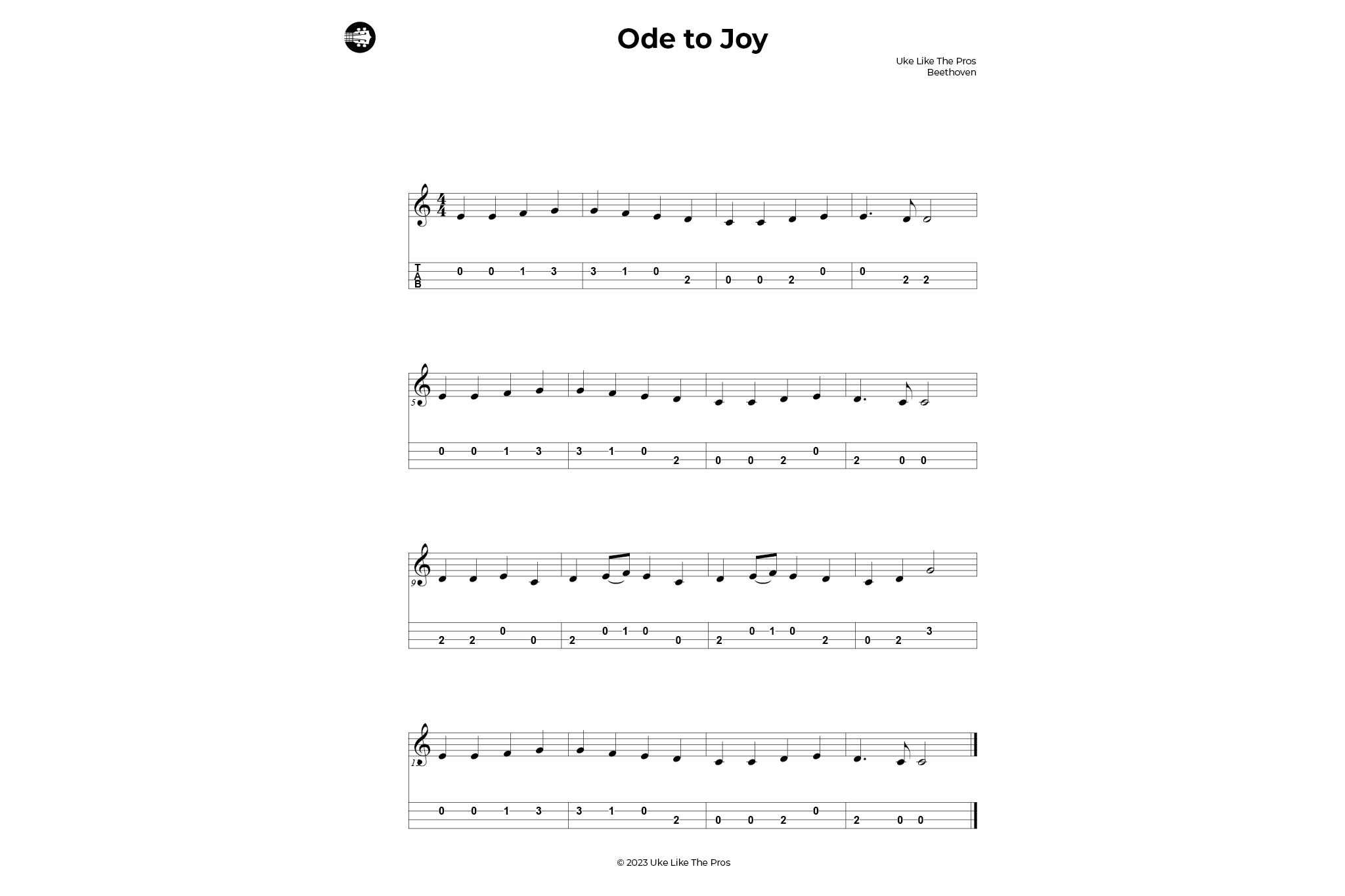 Classical Fingerstyle Ukulele Course - Uke Like The Pros