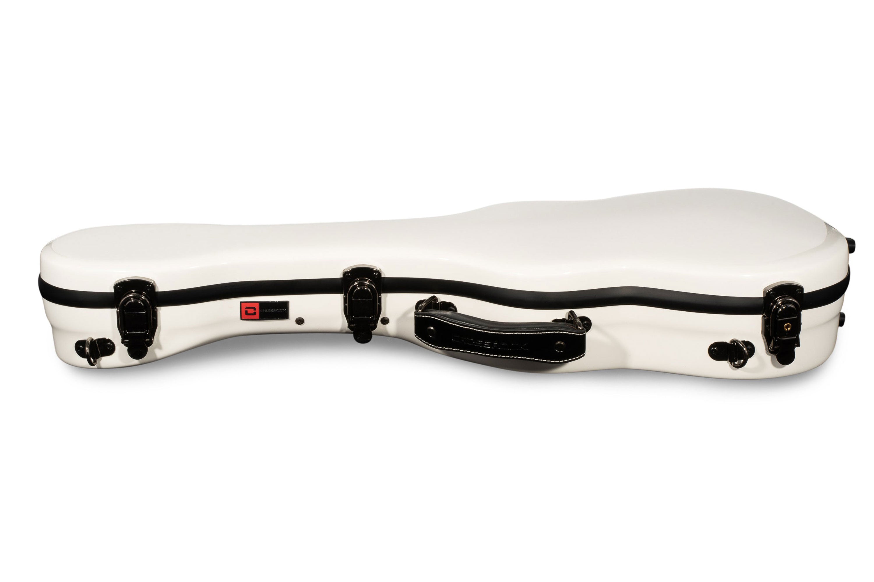 Crossrock Fiberglass White Concert Ukulele Case