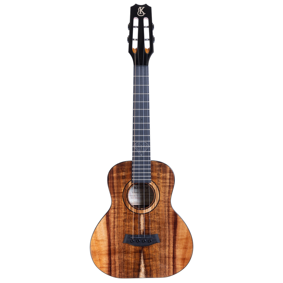 Example photo: an earlier Kanile'a Diamond super tenor, serial 29552, full front view