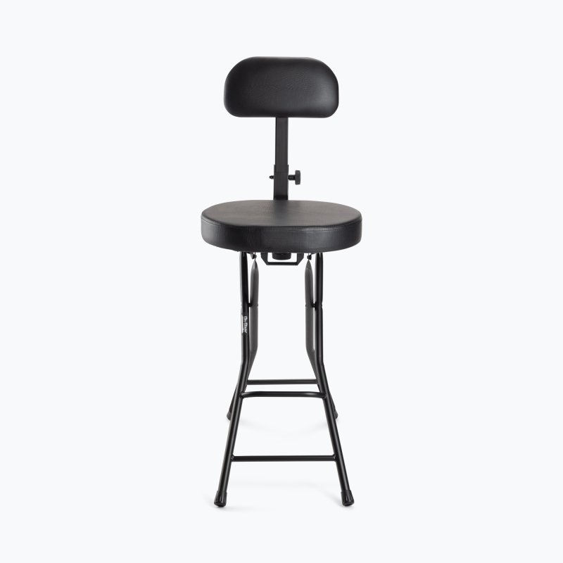 Front view of the On-Stage DT8000 guitar stool
