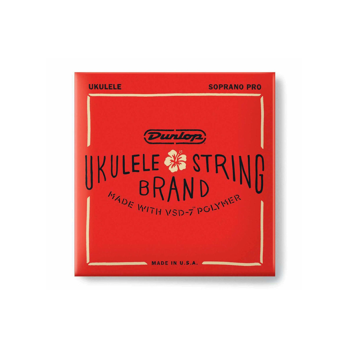 Dunlop DUQ301 Soprano Pro ukulele strings, front of red packet