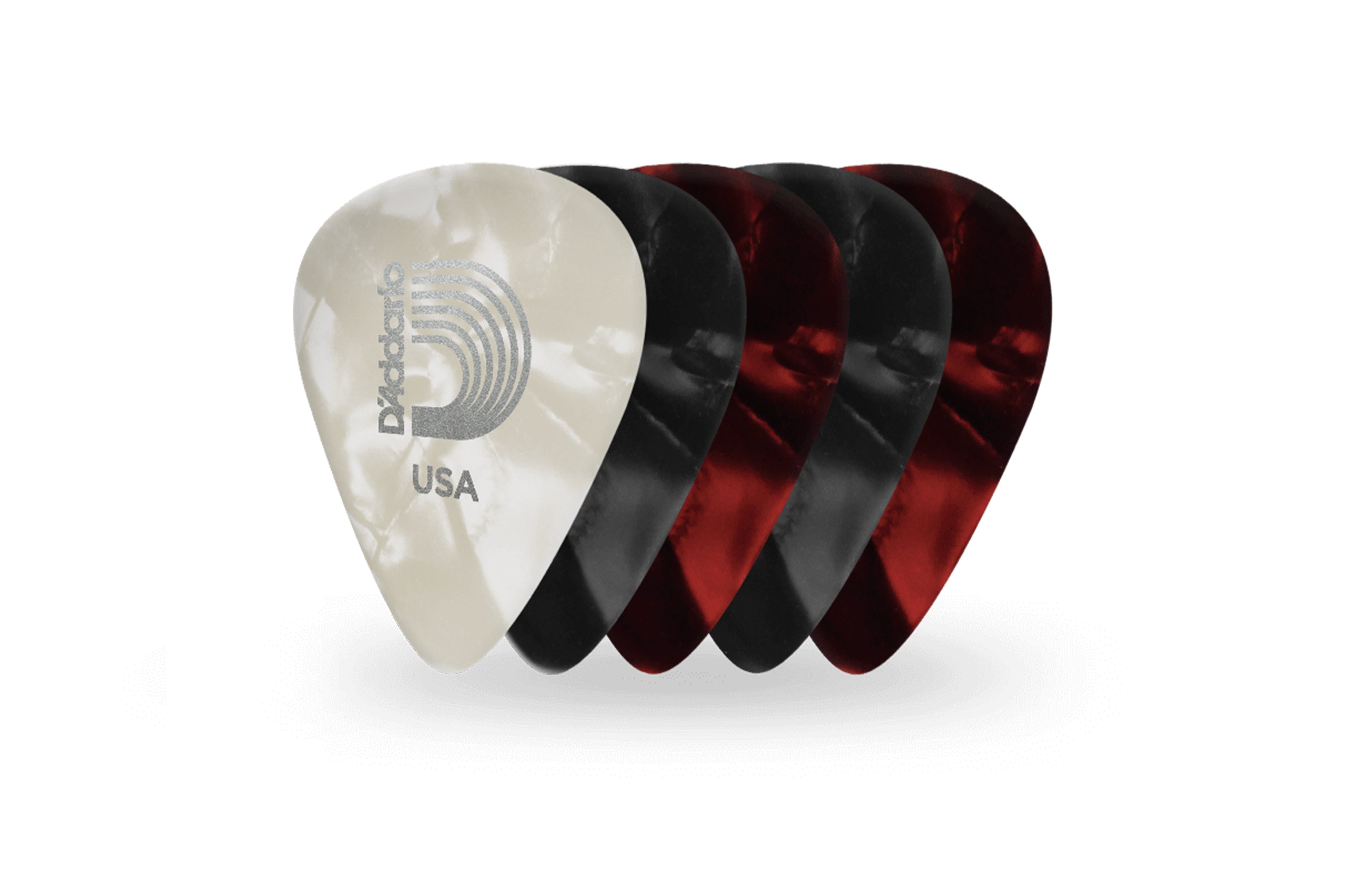 D'Addario Pearl Celluloid Assorted Picks