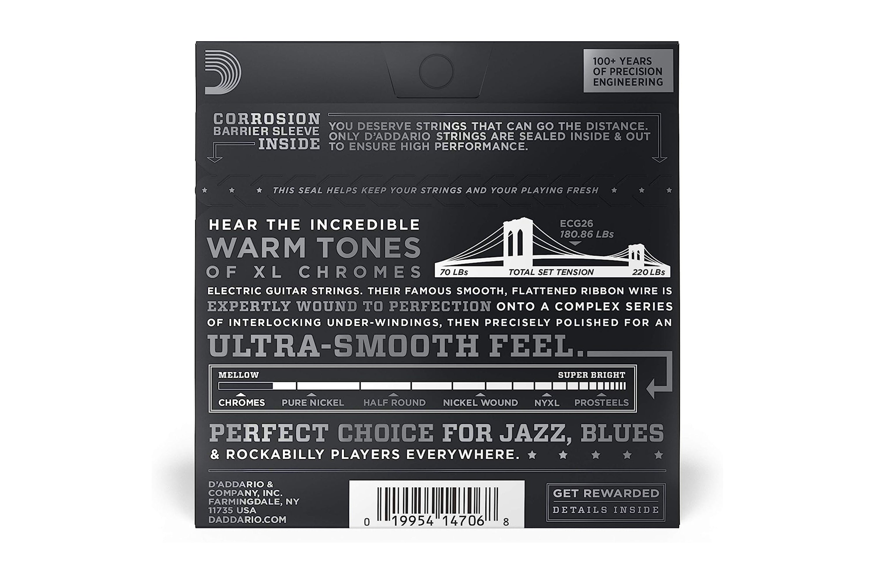 D'Addario ECG26 XL Strings