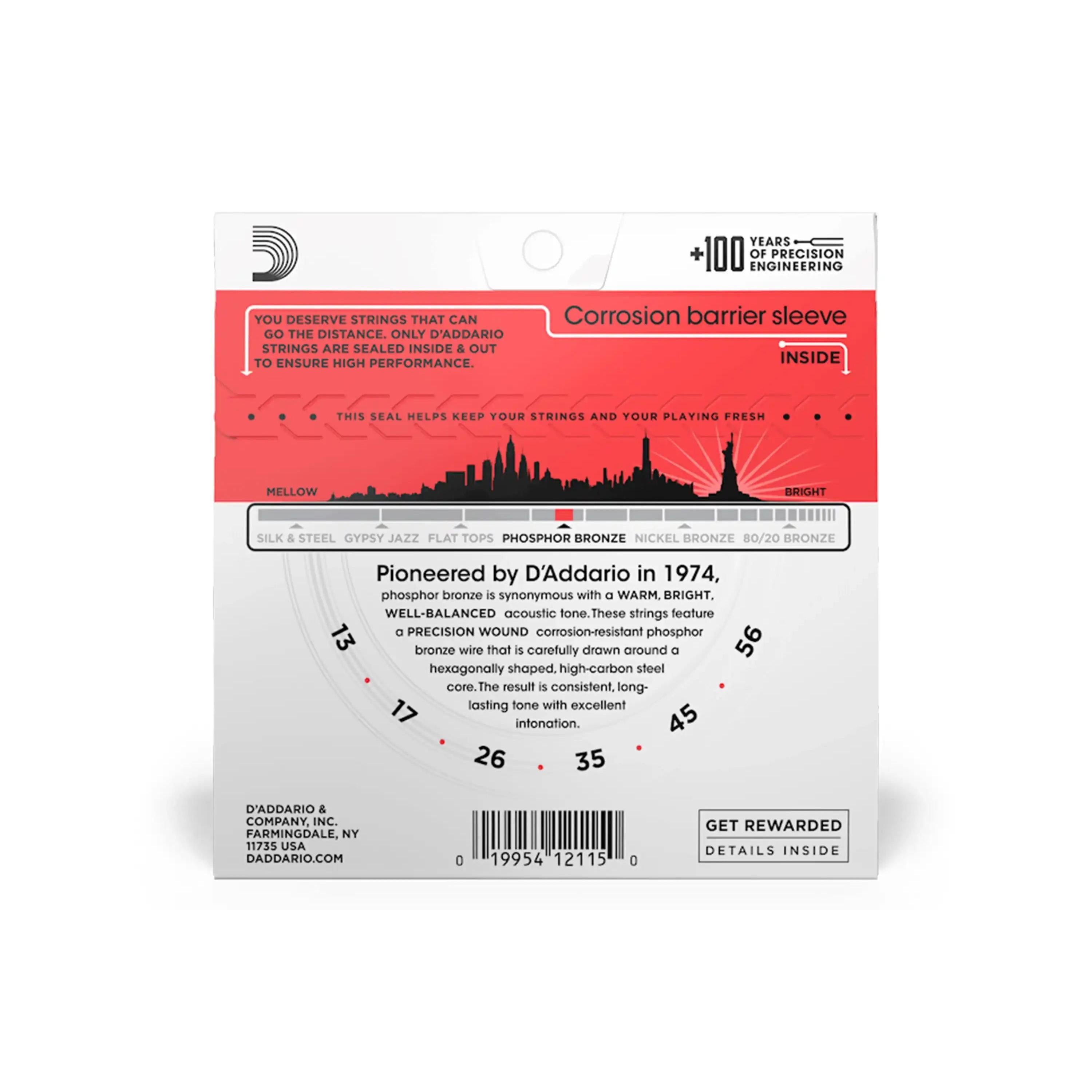 D_Addario-EJ17-Phosphor-Bronze-Acoustic-Guitar-Strings-1 | Terry Carter Music Store