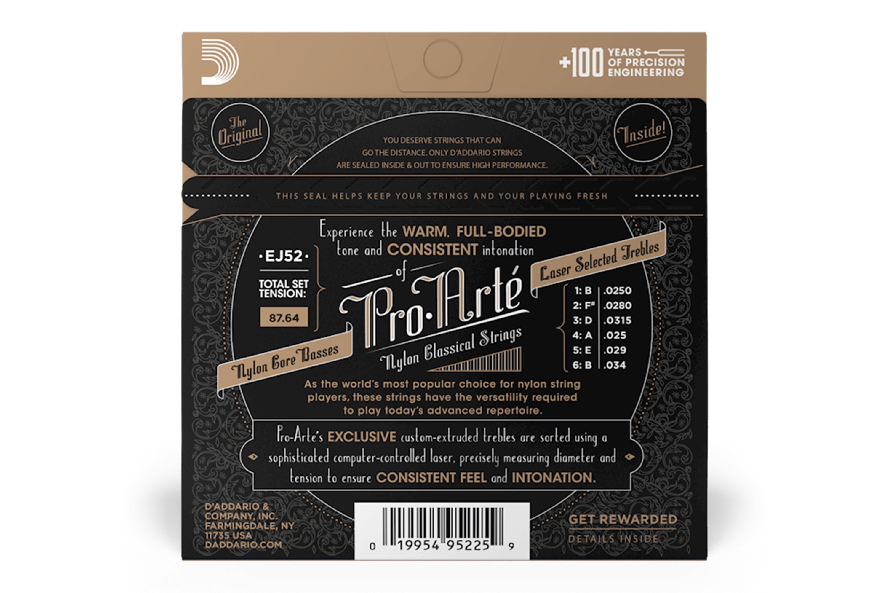 D'Addario EJ52 Pro-Arte Classical Alto Guitar Strings - Normal Tension