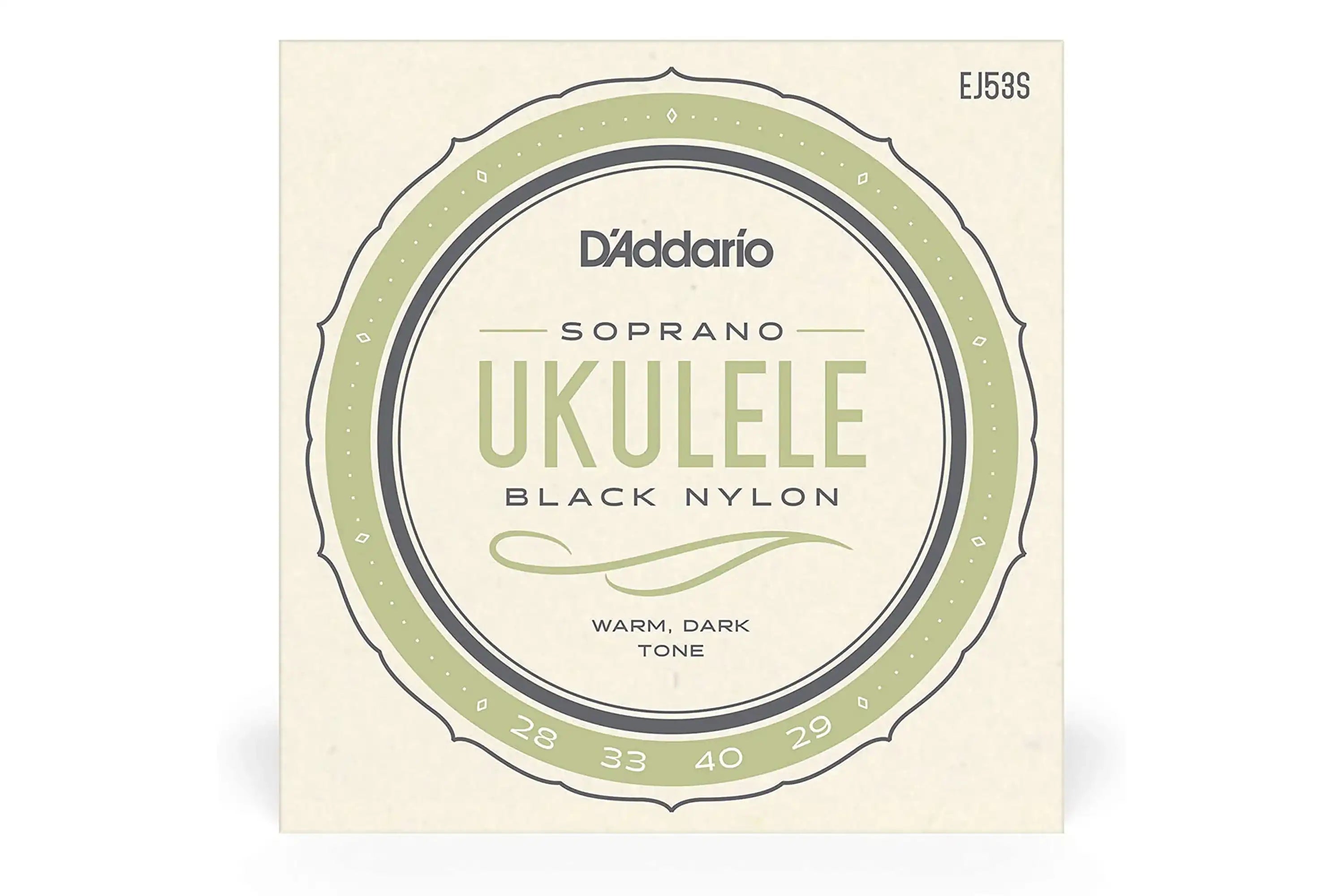 D_Addario-EJ53S-Black-Nylon-Ukulele-Strings-Soprano-HIGH-G-2 | Terry Carter Music Store
