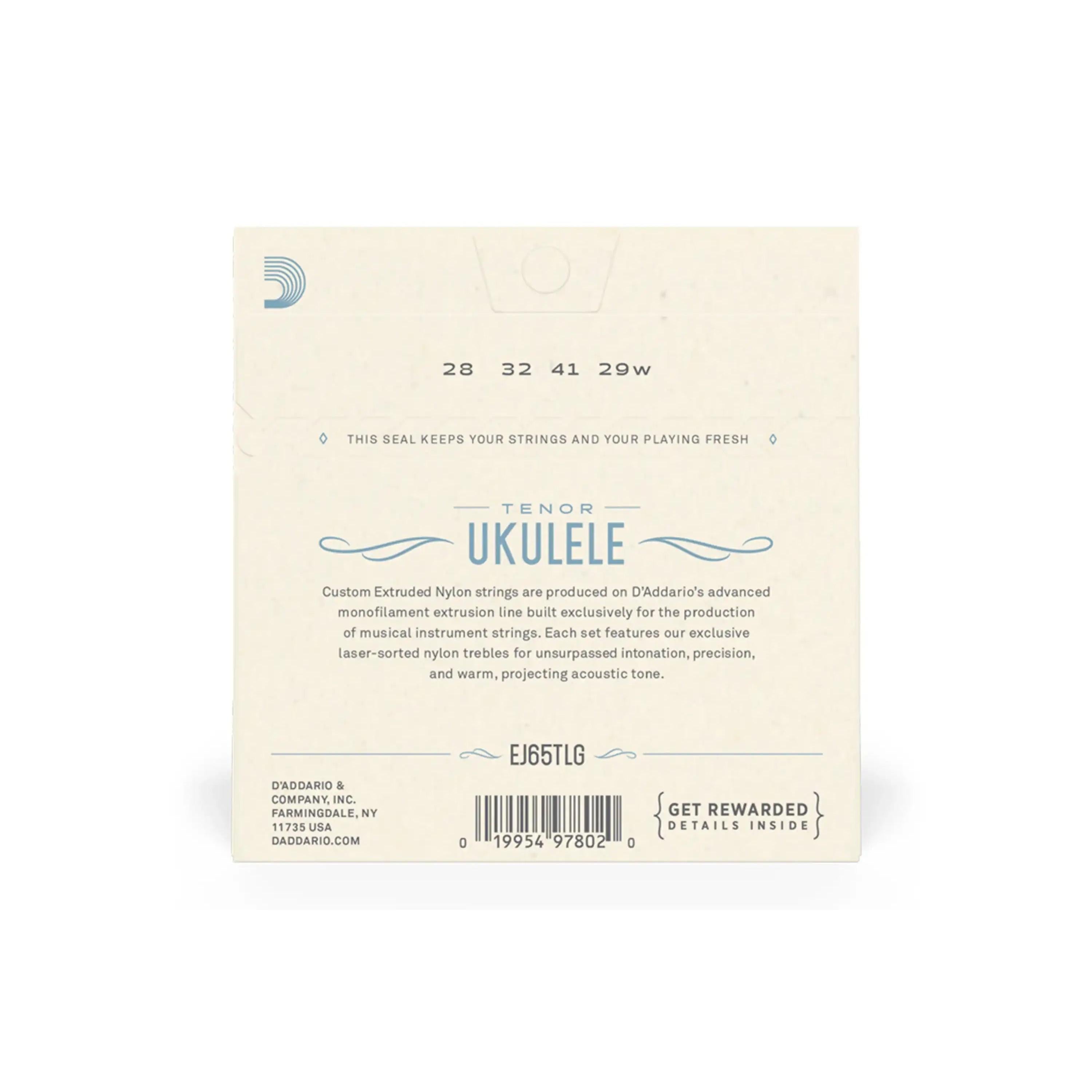 D_Addario-EJ65TLG-Nylon-Tenor-Ukulele-Strings-1 | Terry Carter Music Store