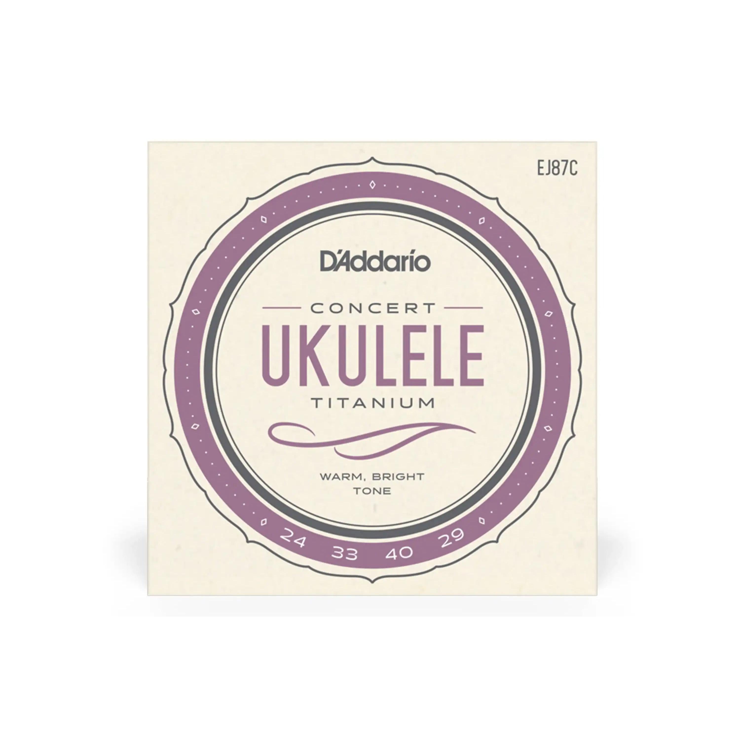 D_Addario-EJ87C-Titanium-Concert-Ukulele-Strings-2 | Terry Carter Music Store