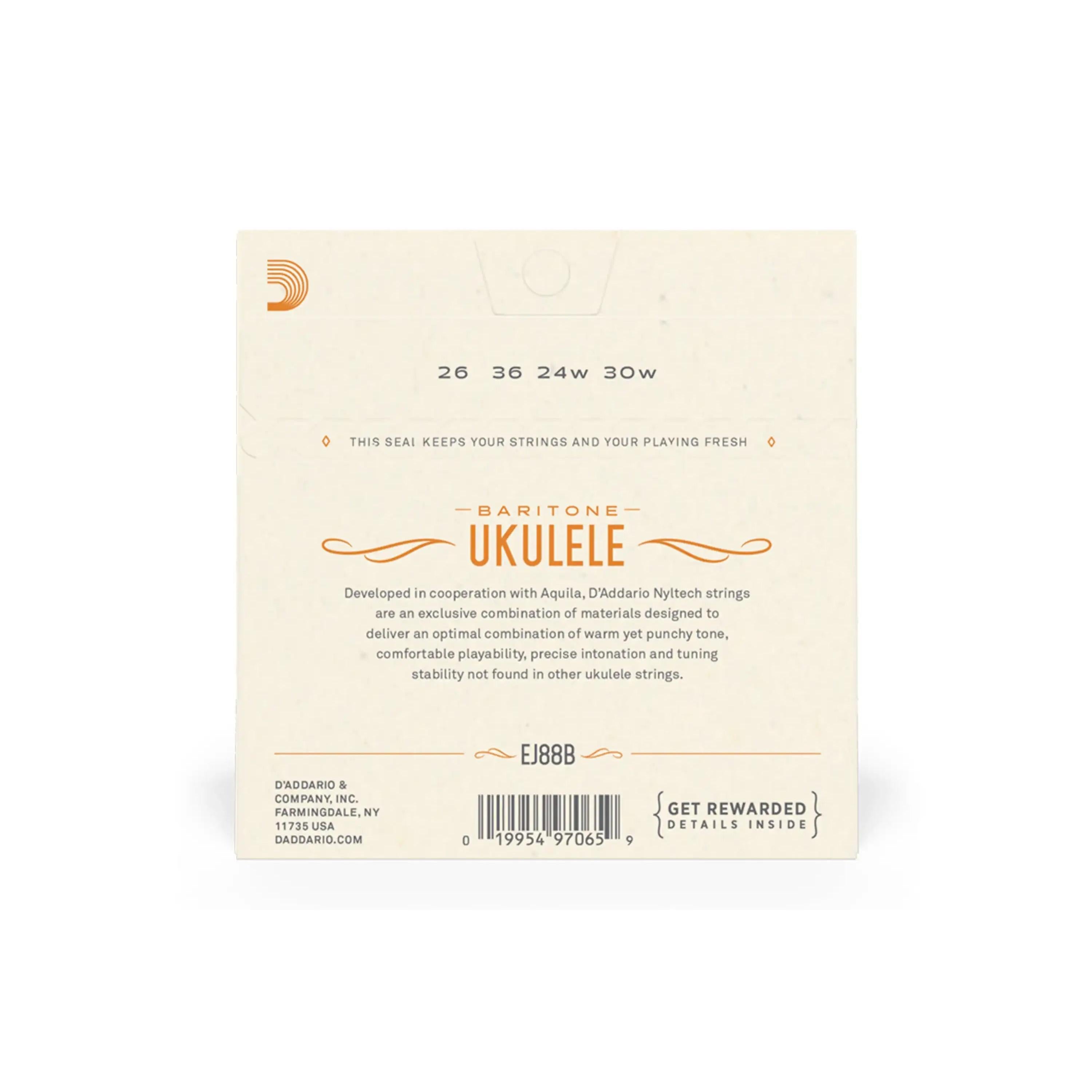 D_Addario-EJ88B-Baritone-Ukulele-Strings-1 | Terry Carter Music Store