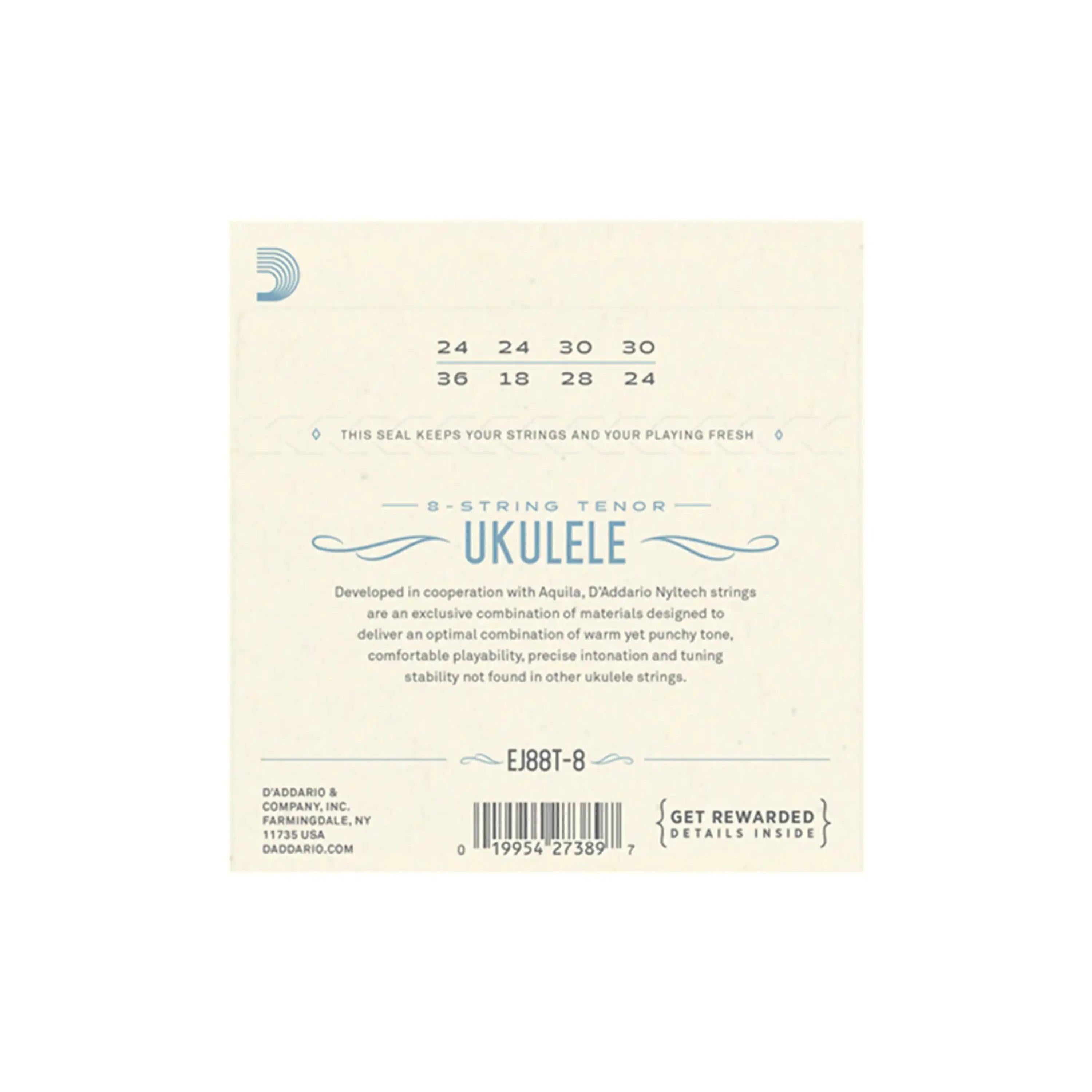 D_Addario-EJ88T-8-Nyltech-8-String-Tenor-Ukulele-Strings-_GgCcEEAA-Tuning_-2 | Terry Carter Music Store