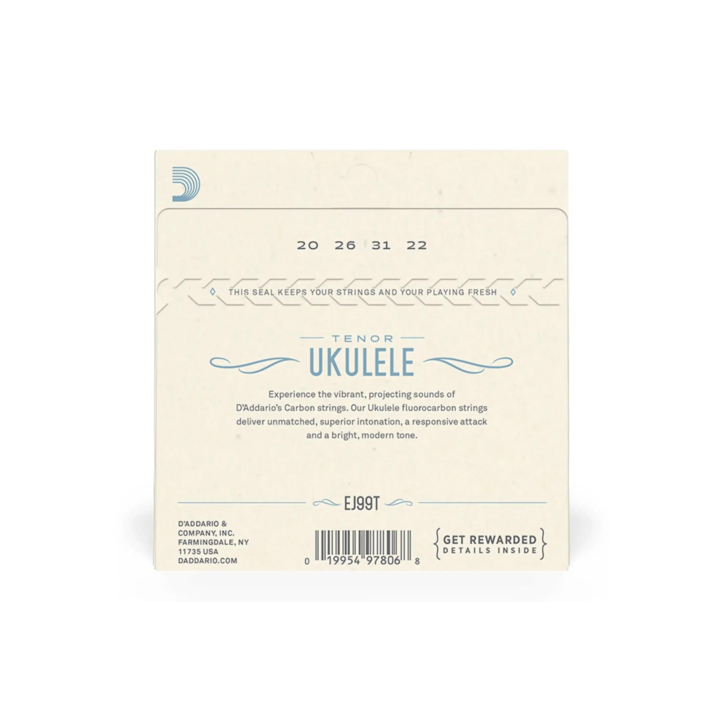 D_Addario-EJ99T-Carbon-Tenor-Ukulele-Strings-1 | Terry Carter Music Store