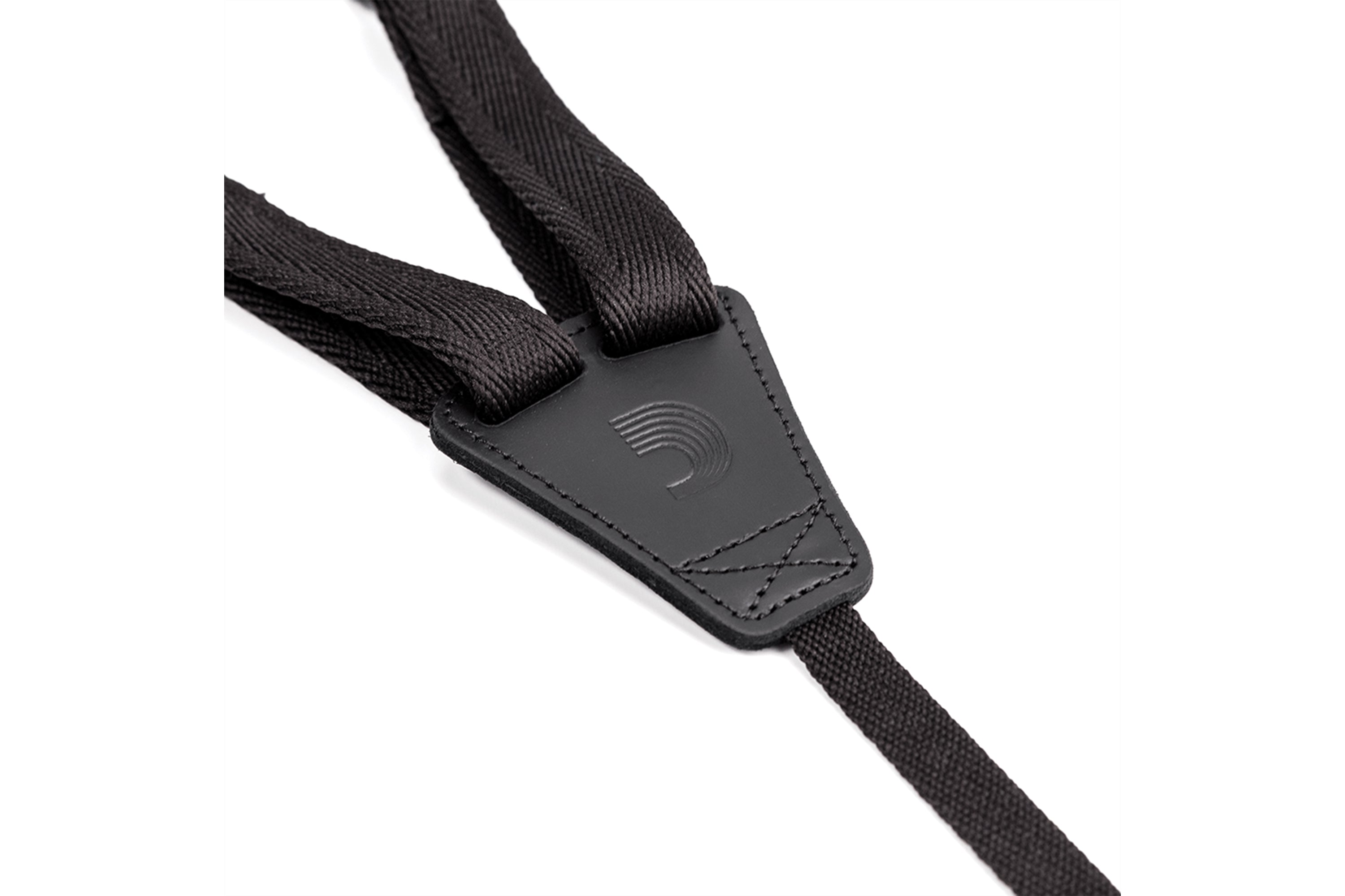 D'Addario Eco-Comfort Ukulele Strap Black (No Drilling Required)