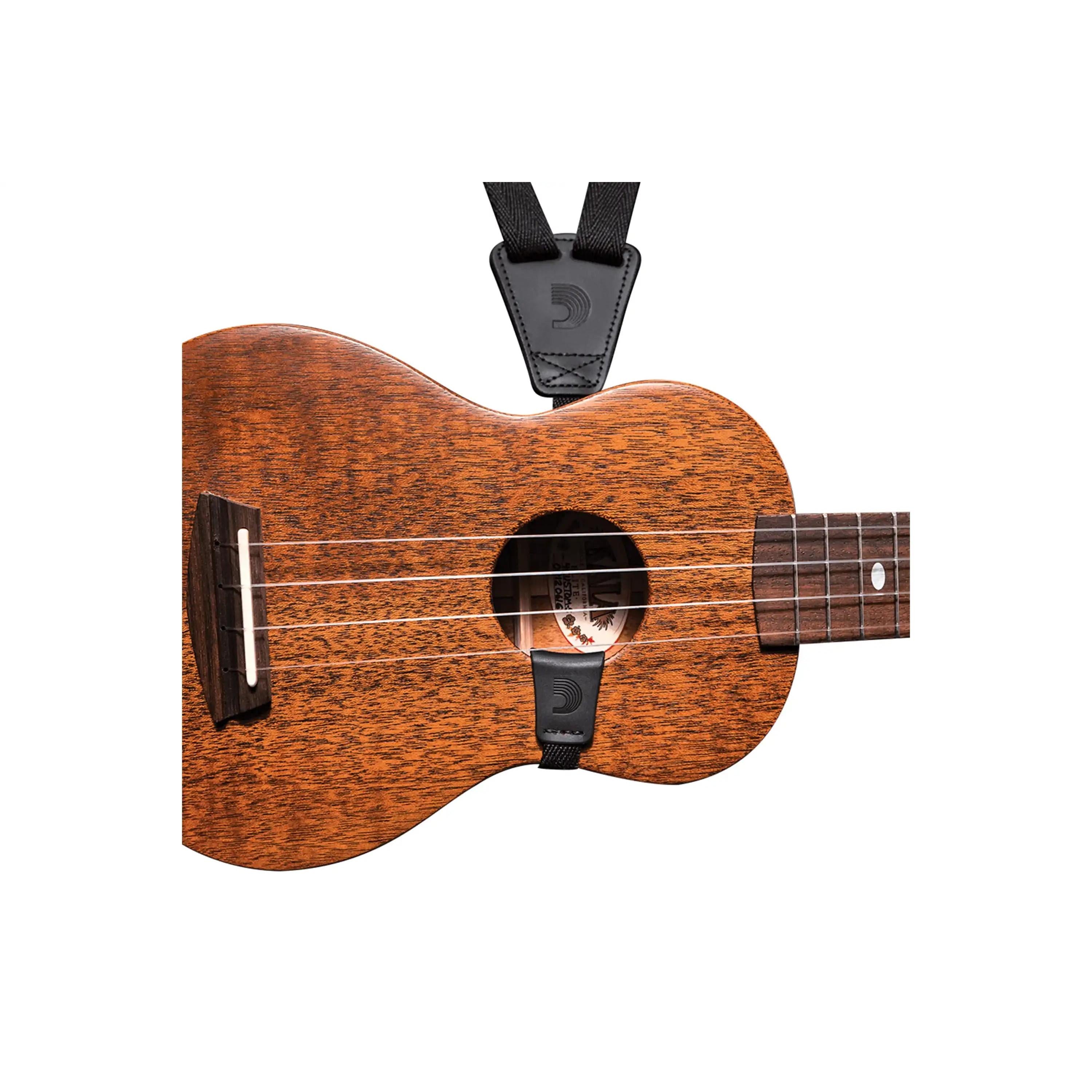D_Addario-Eco-Comfort-Ukulele-Strap-Black-2 | Terry Carter Music Store