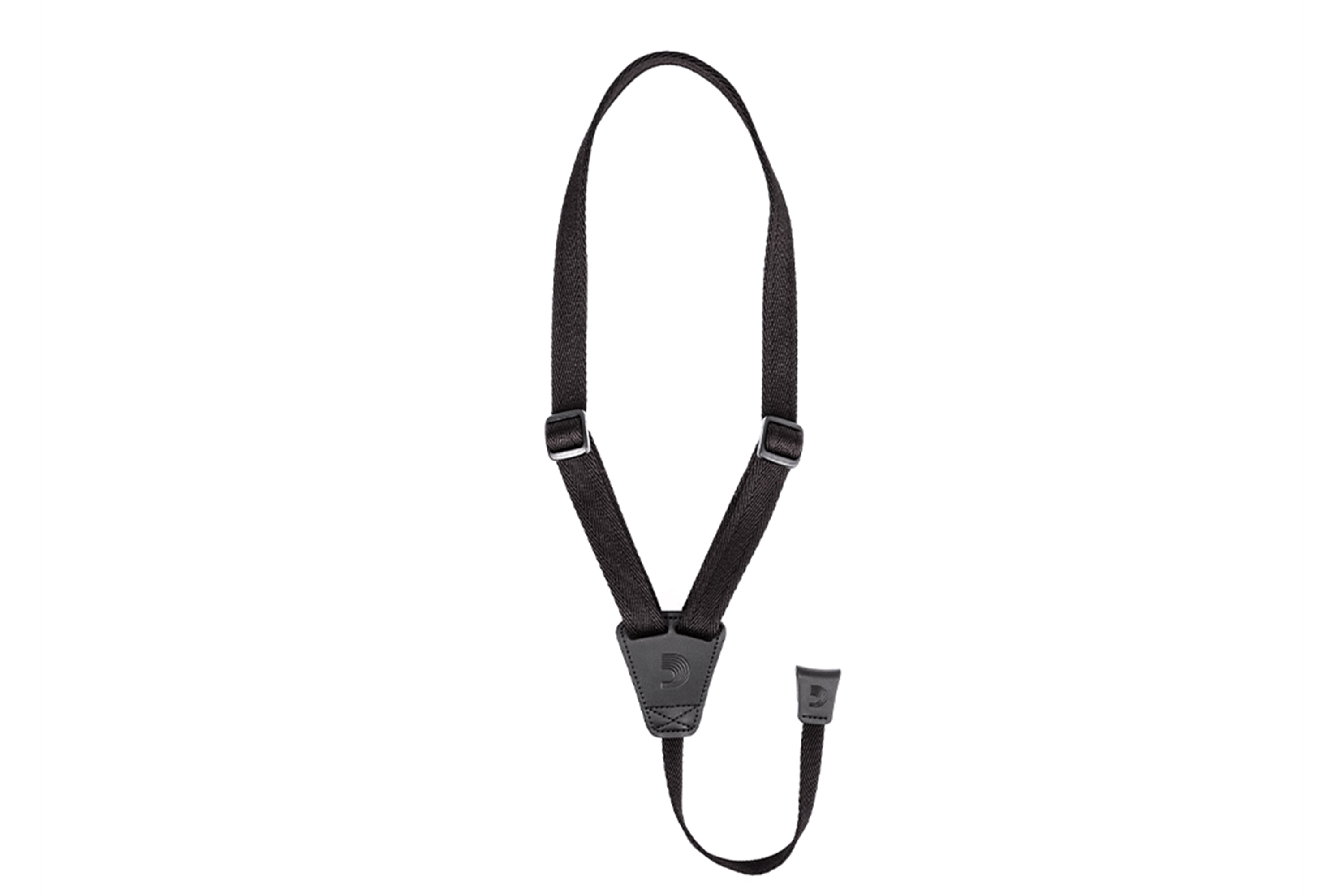 D'Addario Eco-Comfort Ukulele Strap Black (No Drilling Required)