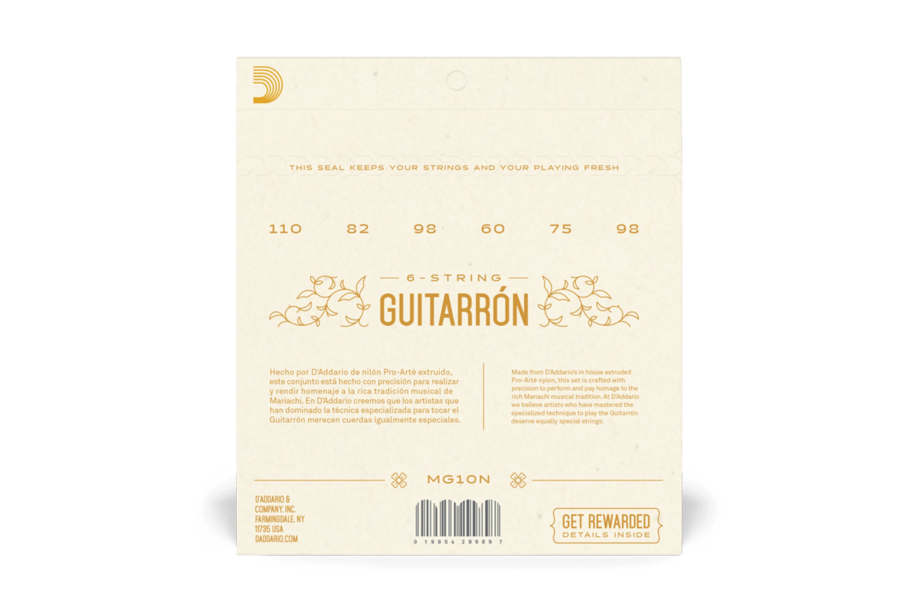 D'Addario MG10N Guitarrón Strings