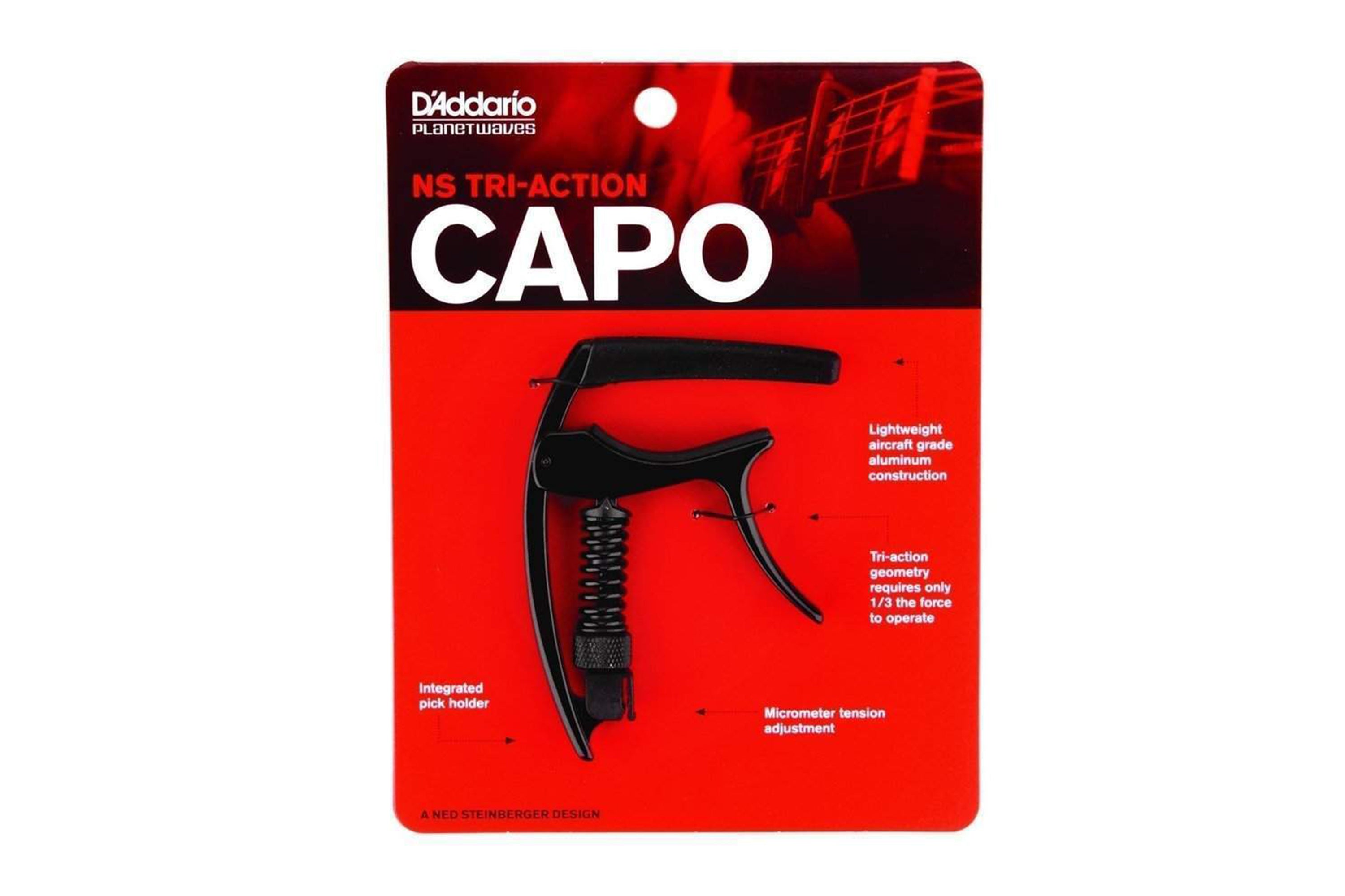 D'Addario Tri-Action Ukulele Capo