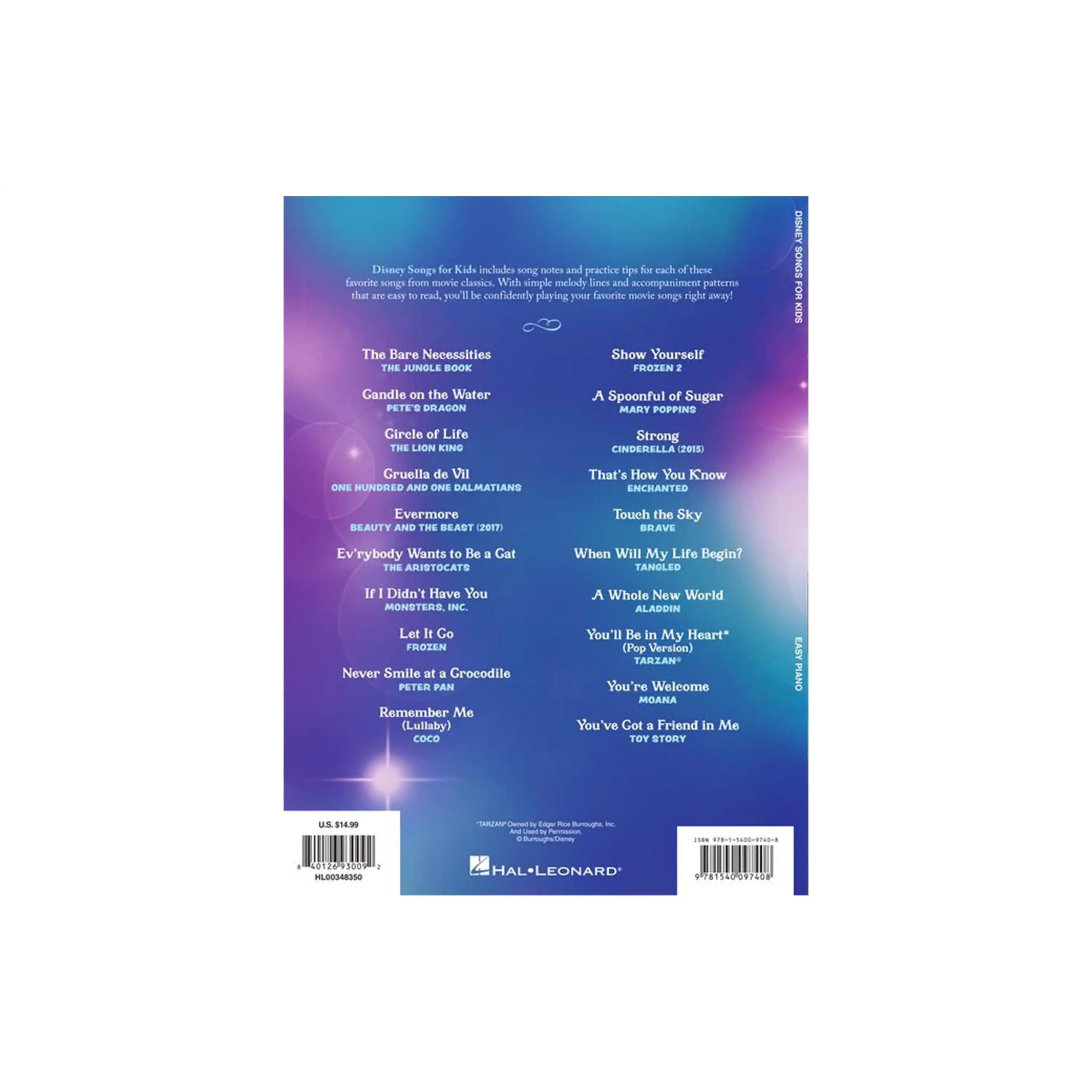 Disney-Songs-for-Kids-Piano-Book-1 | Terry Carter Music Store
