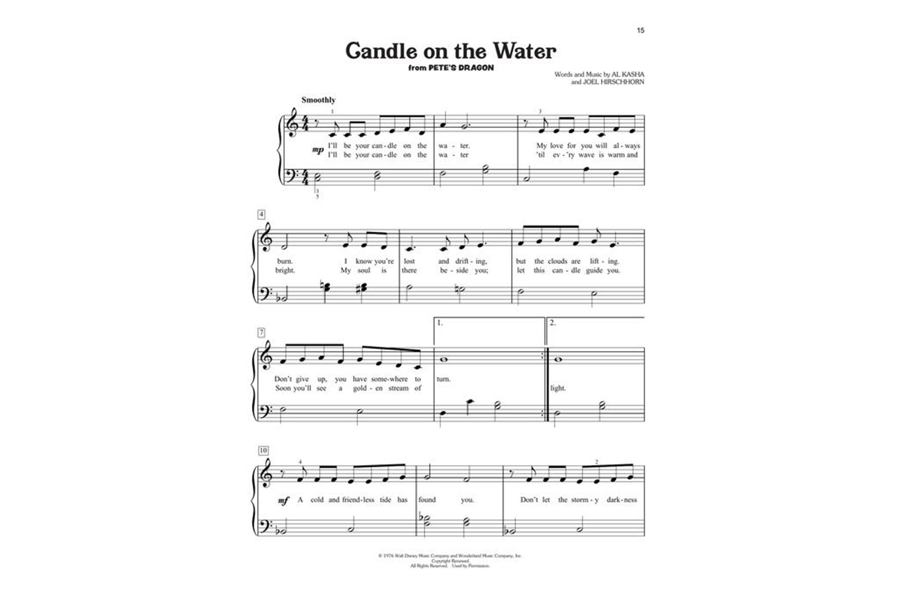 sheet music
