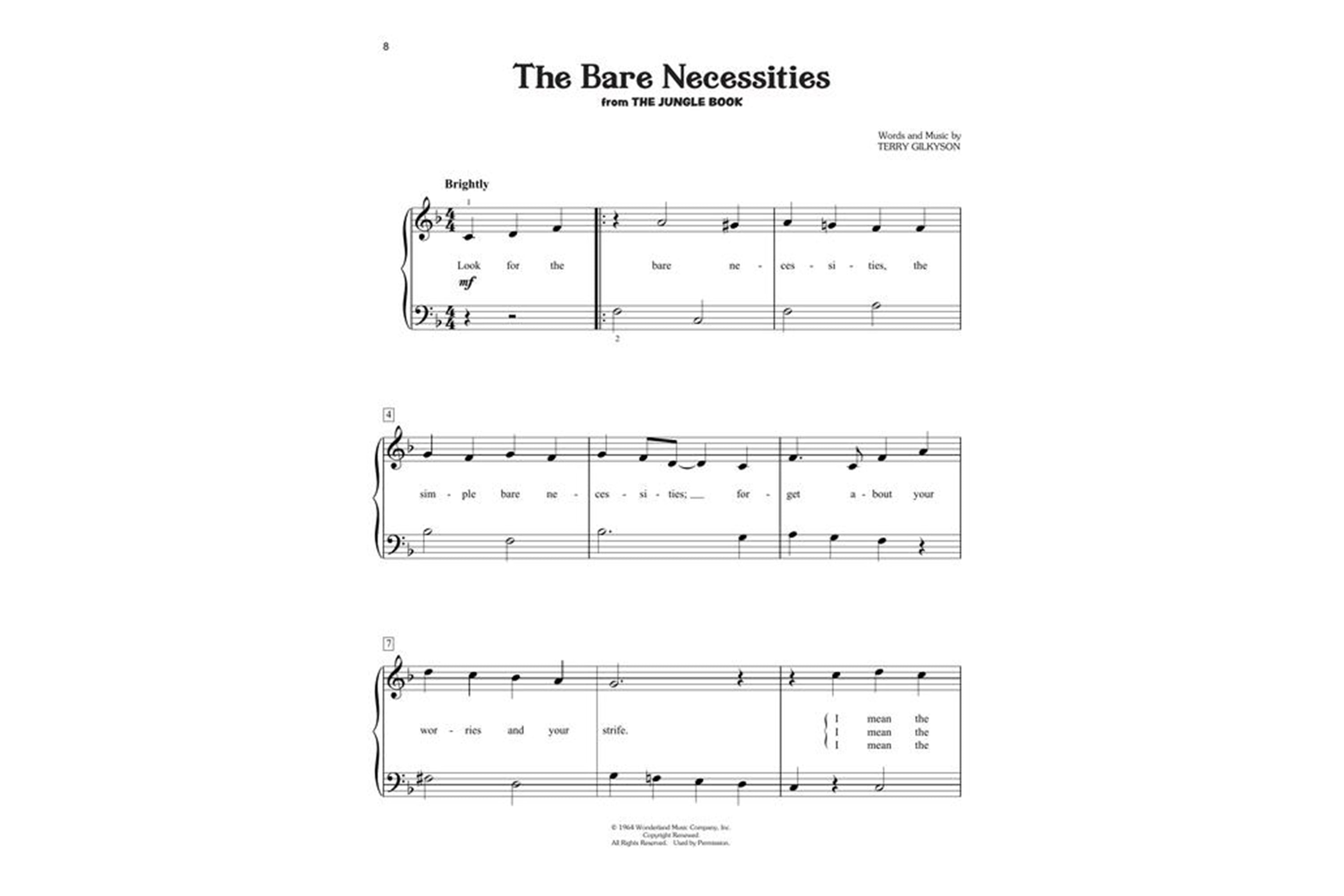 sheet music