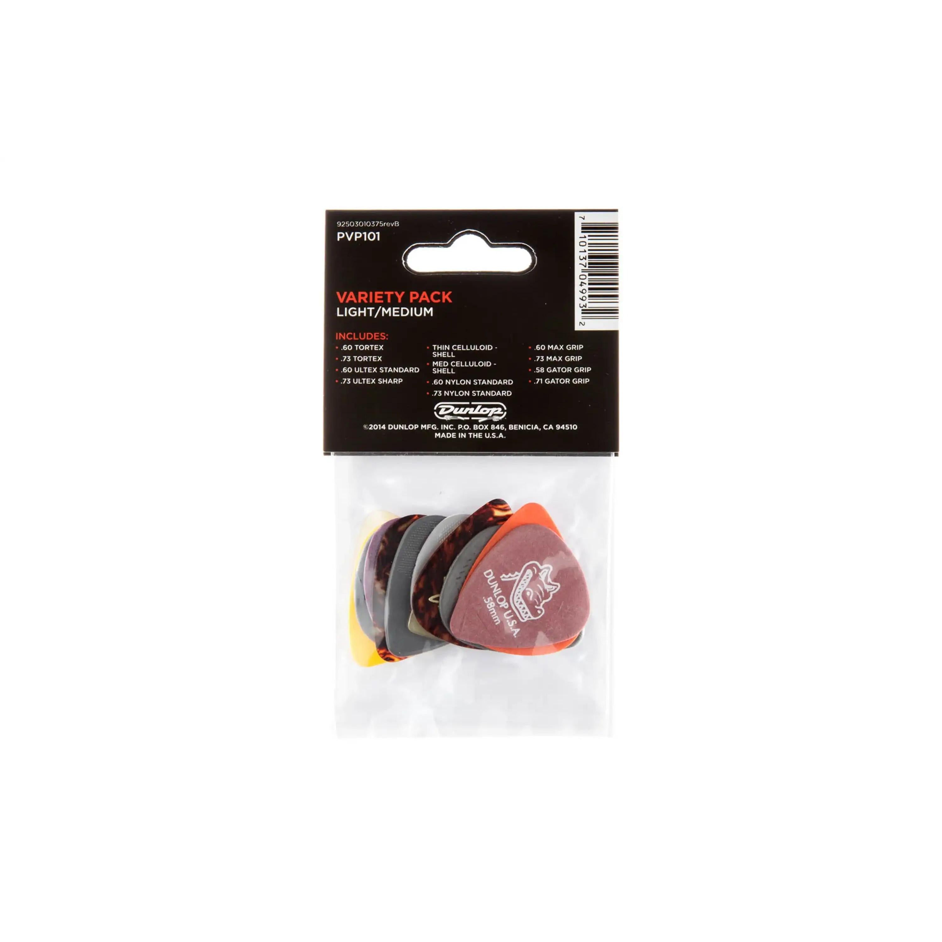 Dunlop-LT-MED-Variety-Picks-1 | Terry Carter Music Store