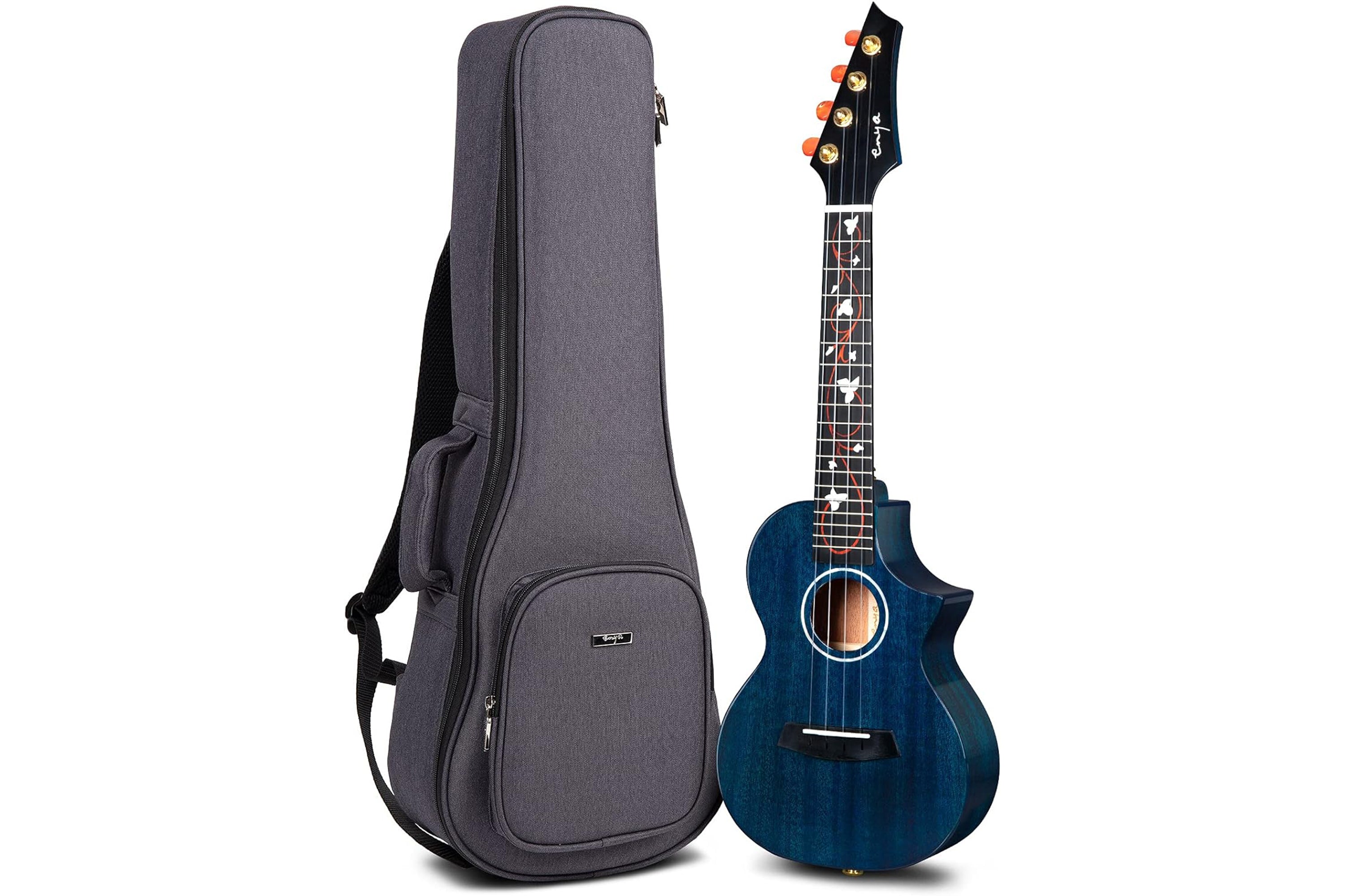 Enya EUT-M6/EQ Blue Tenor Ukulele