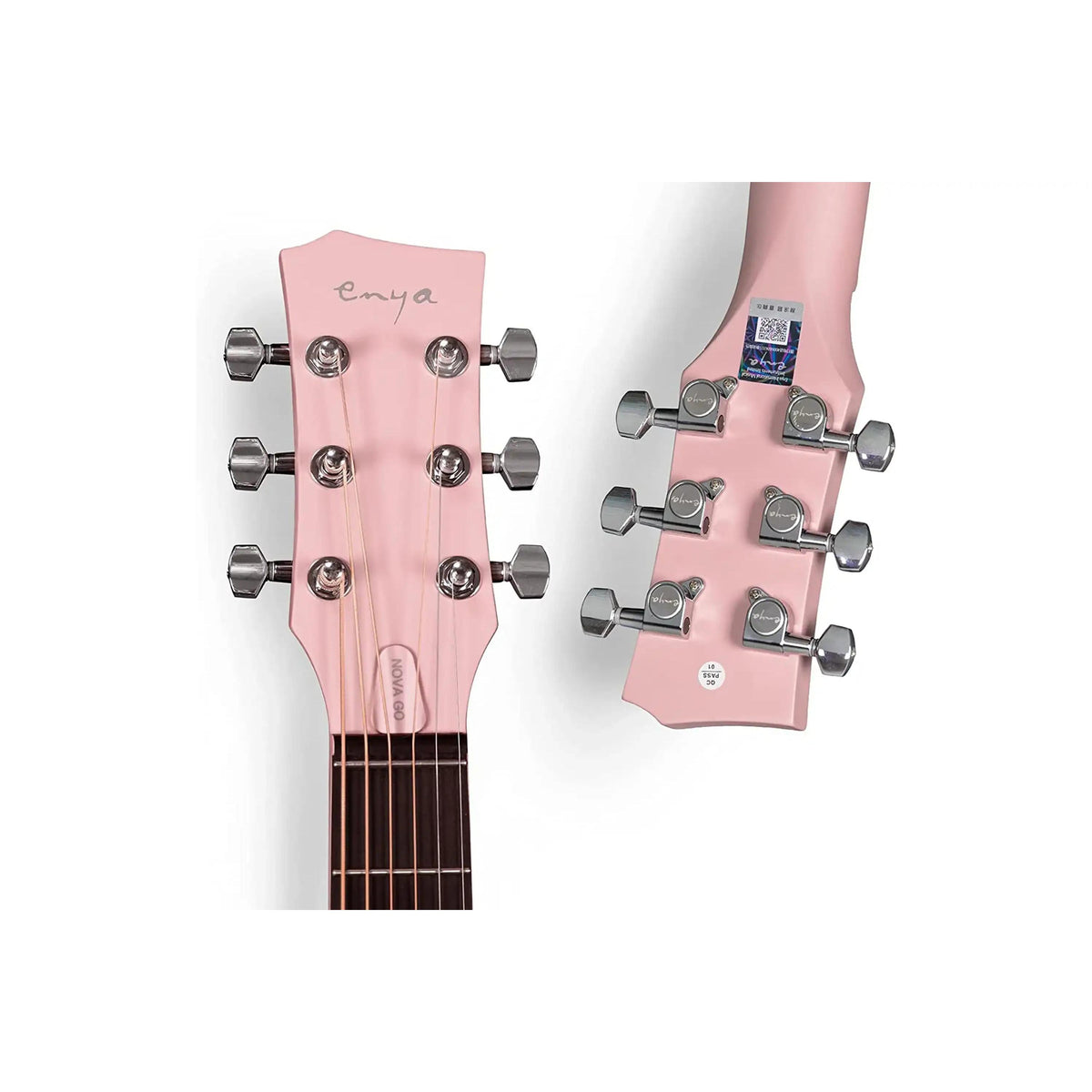 Enya-Pink-Nova-GO-Guitar-headstocks_b17fc345-69e9-4632-996c-c321f997147c | Terry Carter Music Store