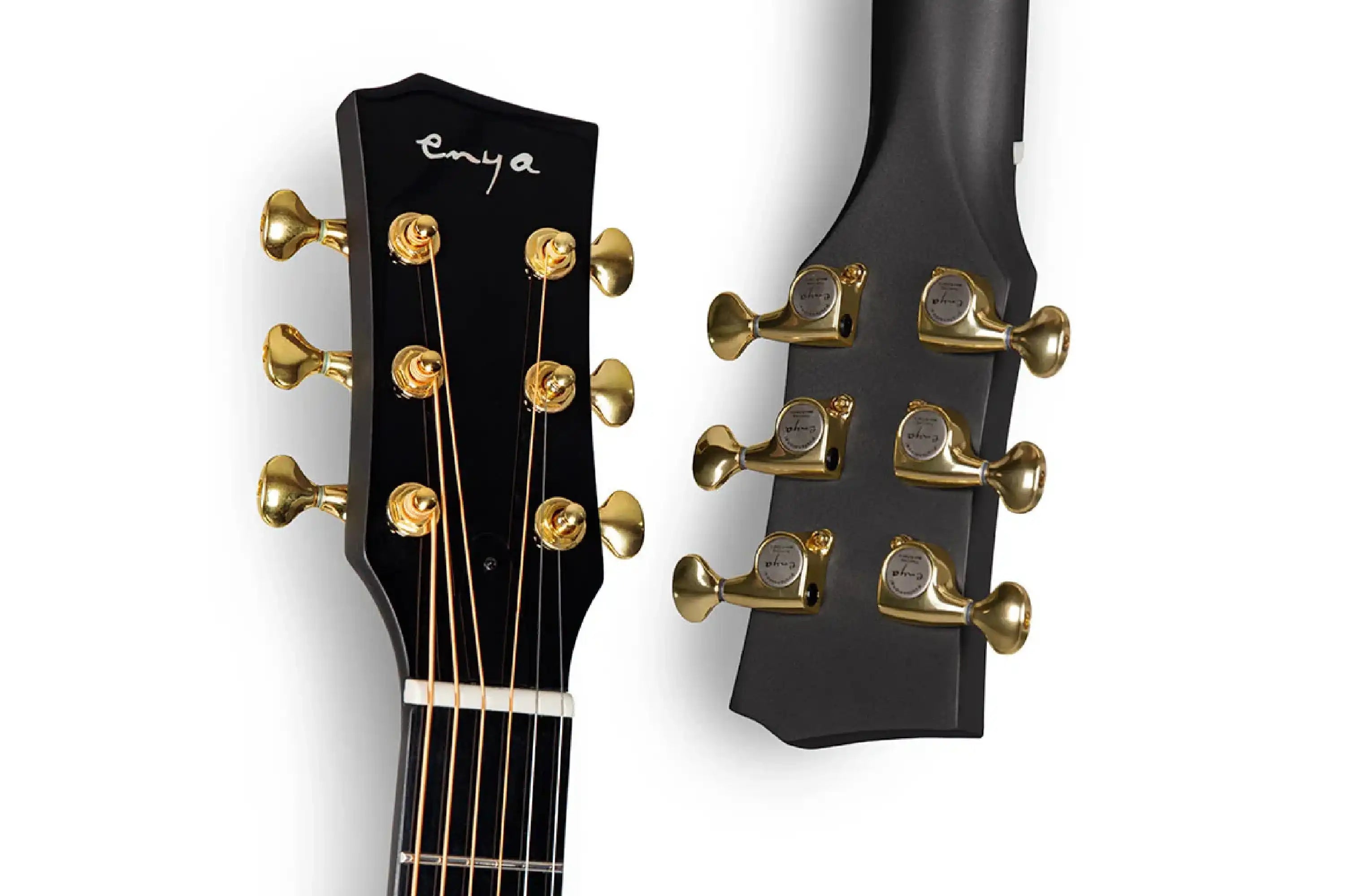 EnyaCarbonX4ProMiniCarbonFiberGuitar-Black-01 | Terry Carter Music Store