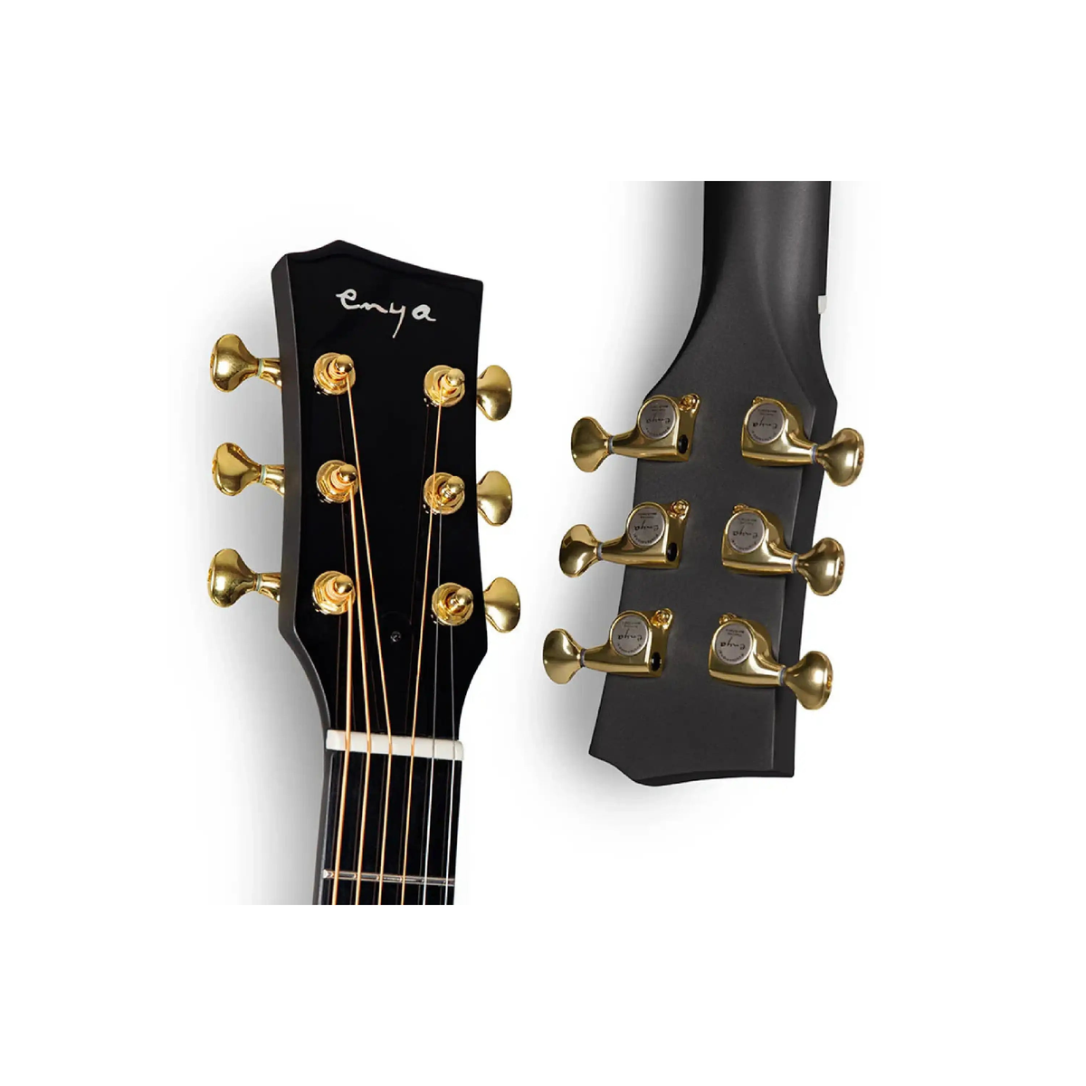 EnyaCarbonX4ProMiniCarbonFiberGuitar-Black-01 | Terry Carter Music Store