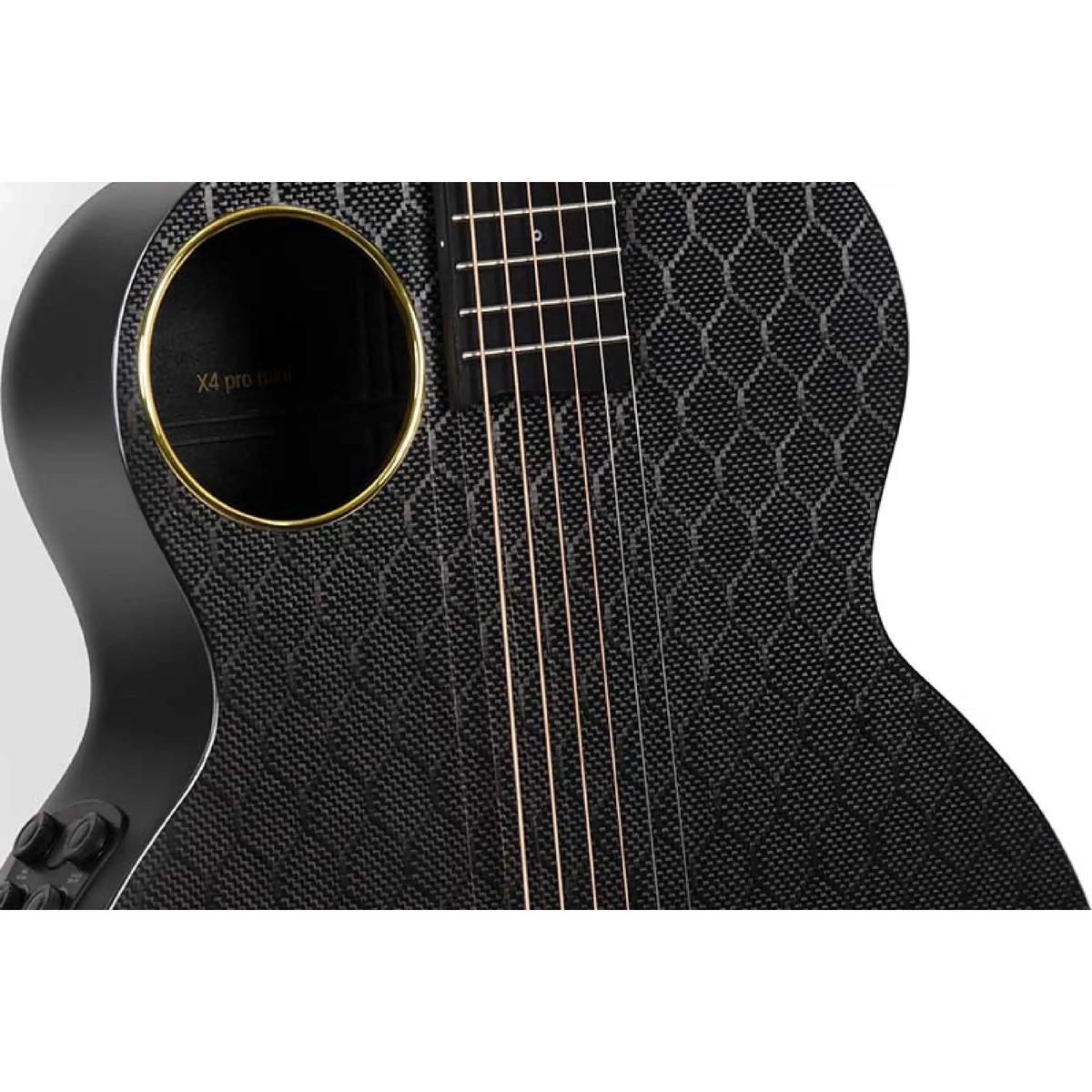 EnyaCarbonX4ProMiniCarbonFiberGuitar-Black-03 | Terry Carter Music Store