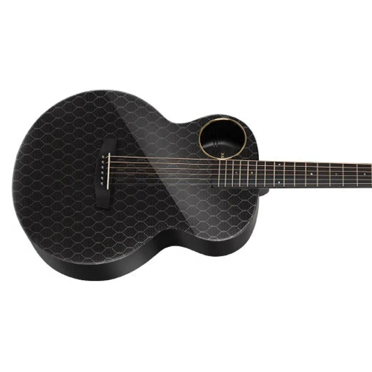 EnyaCarbonX4ProMiniCarbonFiberGuitar-Black-04 | Terry Carter Music Store