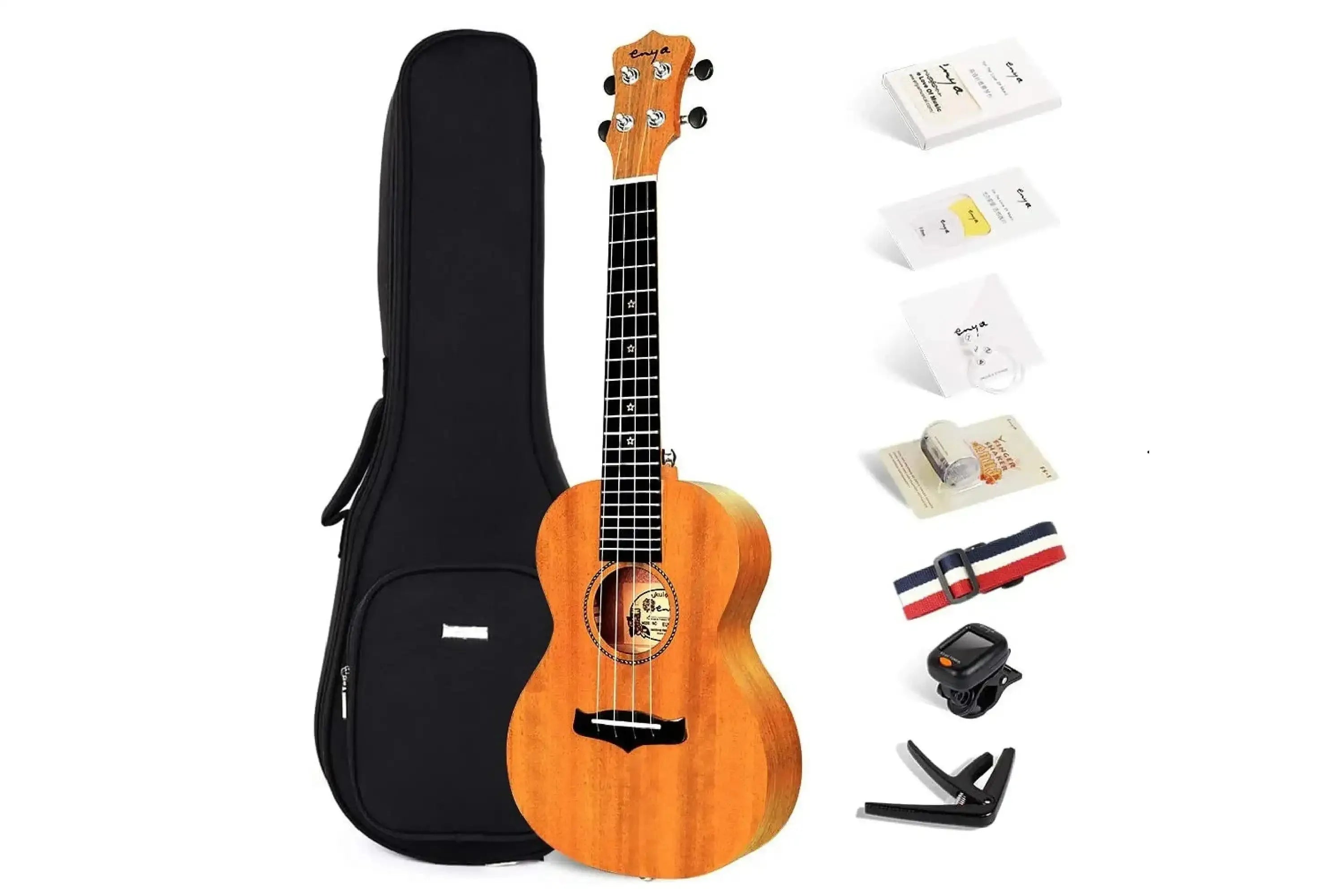 EnyaEUC-25DSolidMahoganyConcertUkulele-07 | Terry Carter Music Store