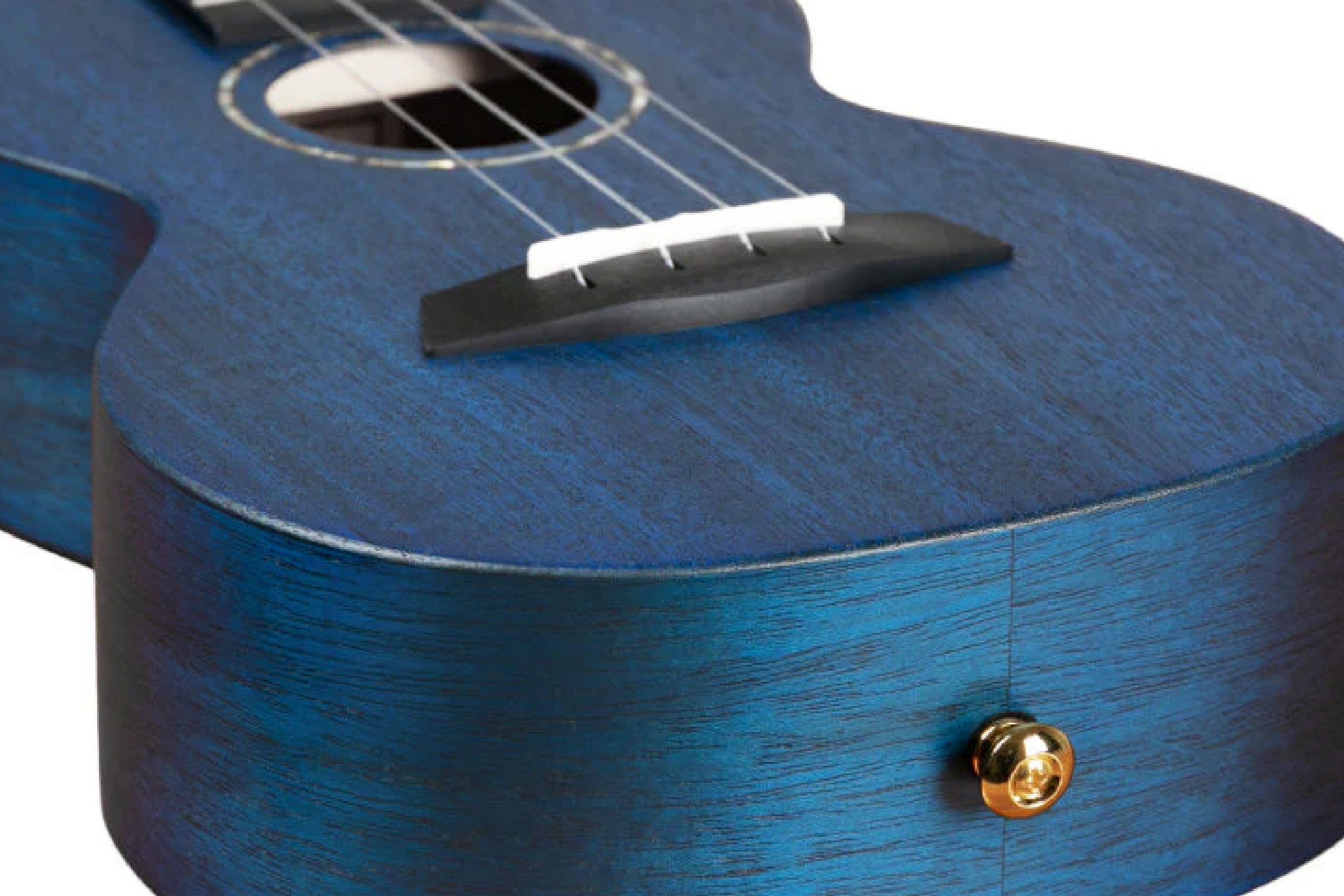 Enya EUT-MS-BU-EQ Solid Mahogany Tenor Blue Acoustic Electric Ukulele