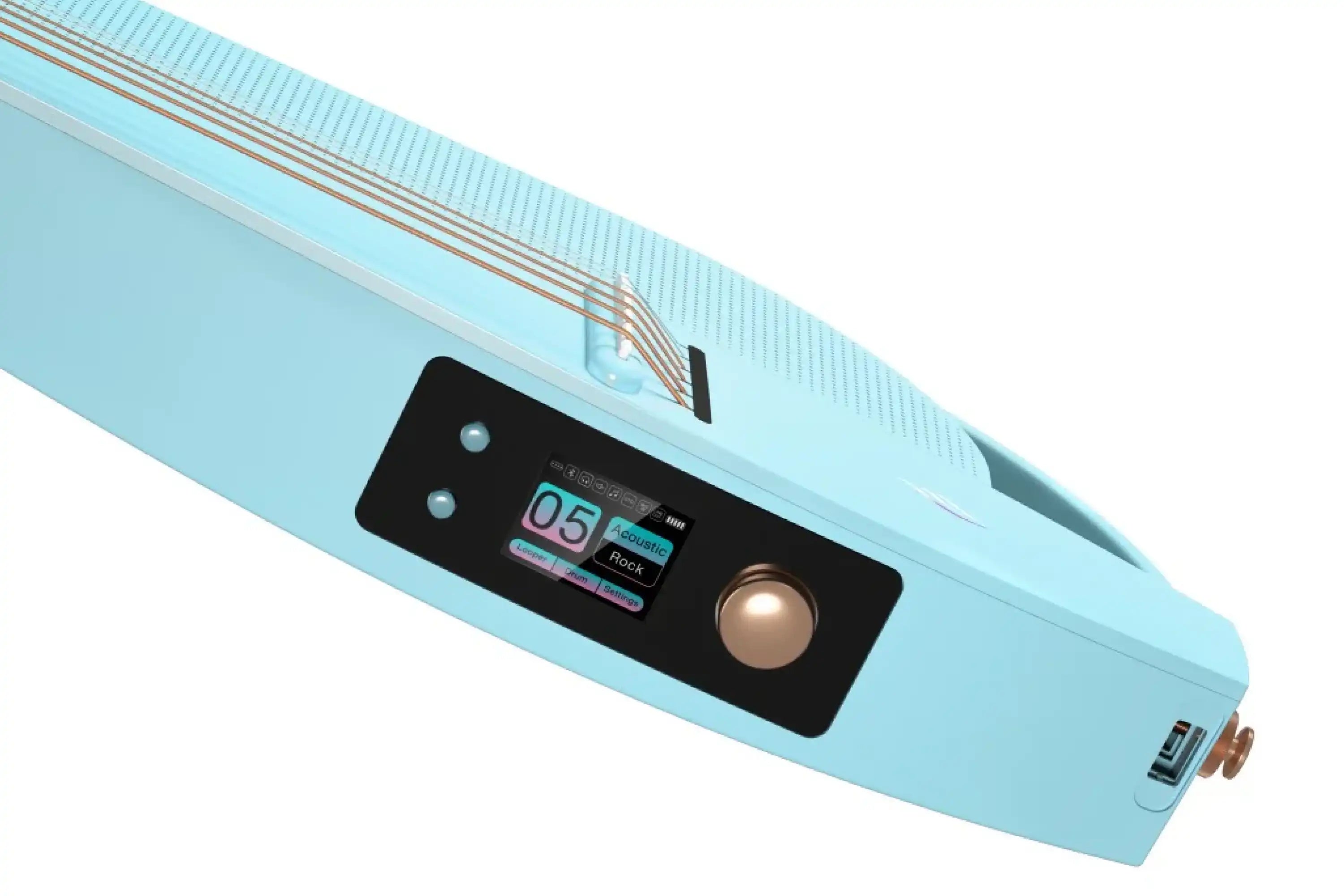 EnyaNEXG2All-in-OneSmartAudioLoopGuitar-Blue-04 | Terry Carter Music Store