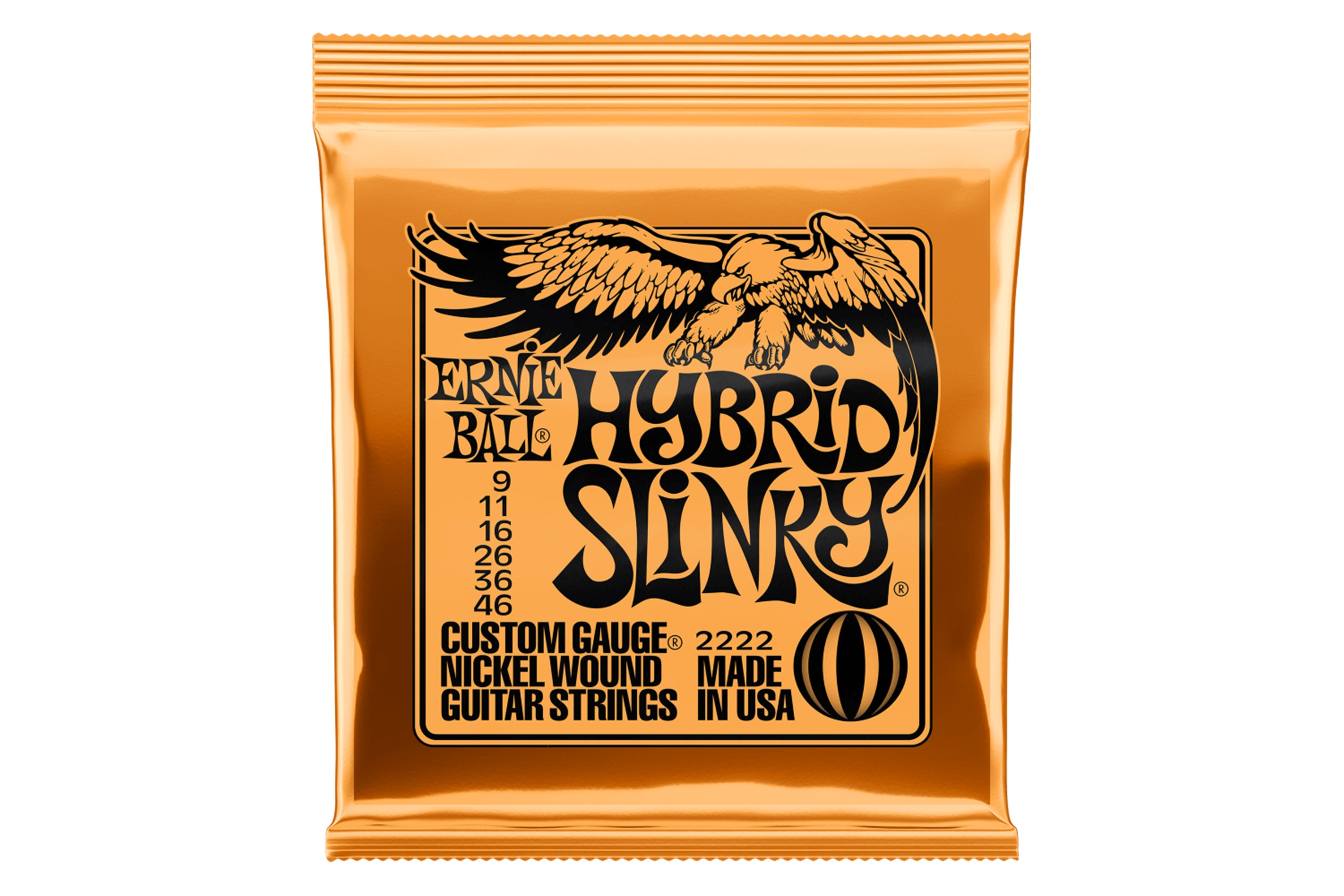 Ernie Ball Hybrid Slinky Nickel Electric Guitar Strings - 9-46 Gauge