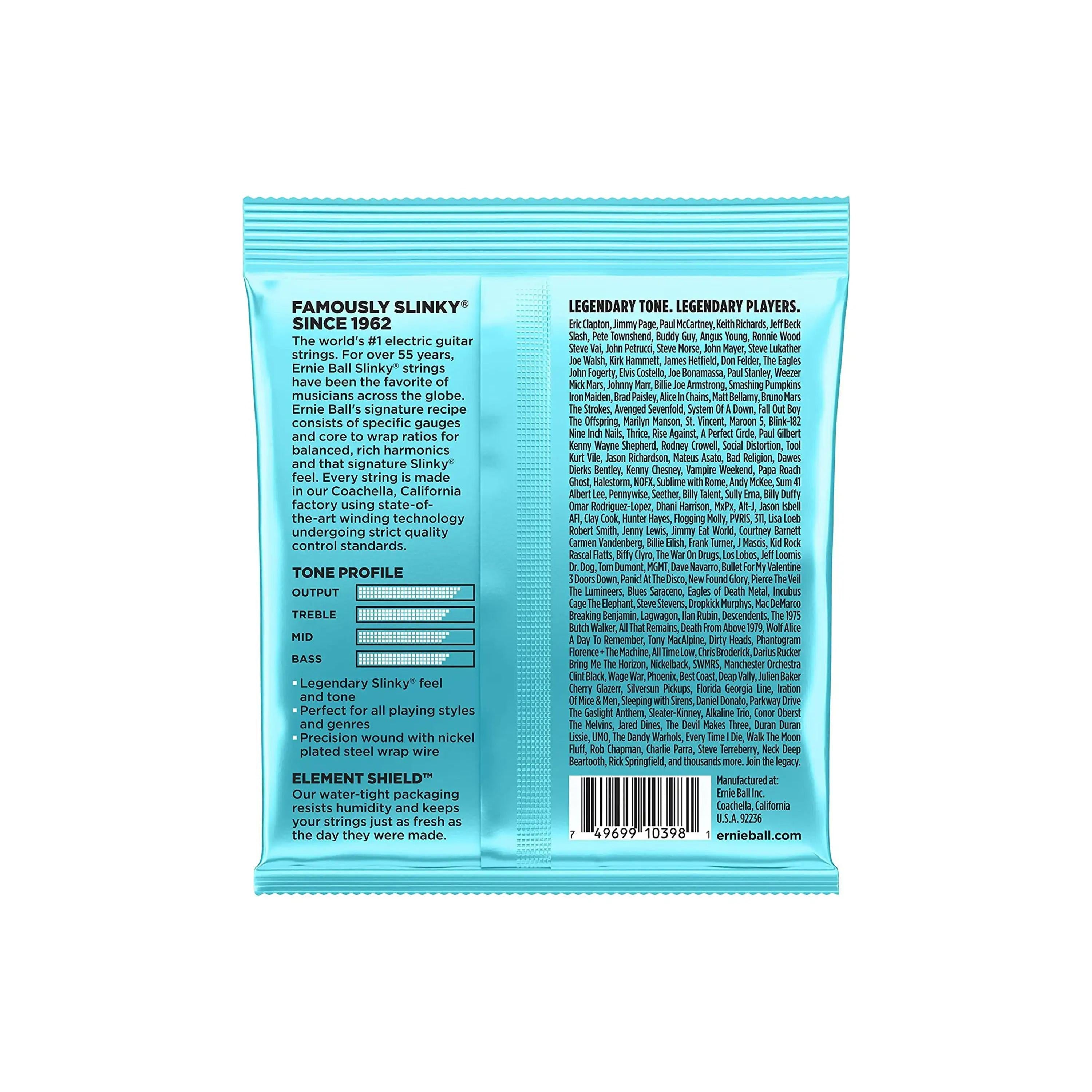 Ernie-Ball-Mighty-Slinky-Strings-back | Terry Carter Music Store
