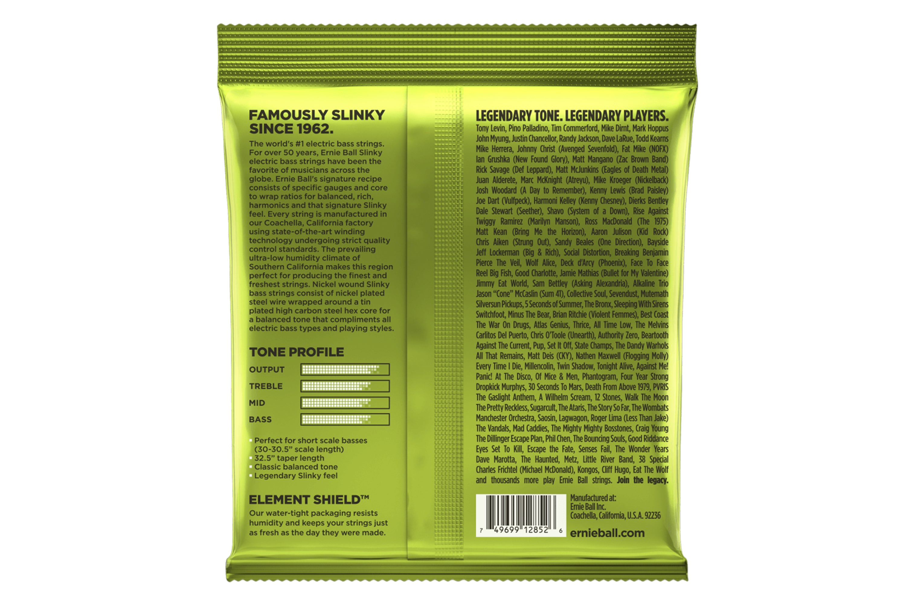 Ernie Ball P02852 Bass Strings
