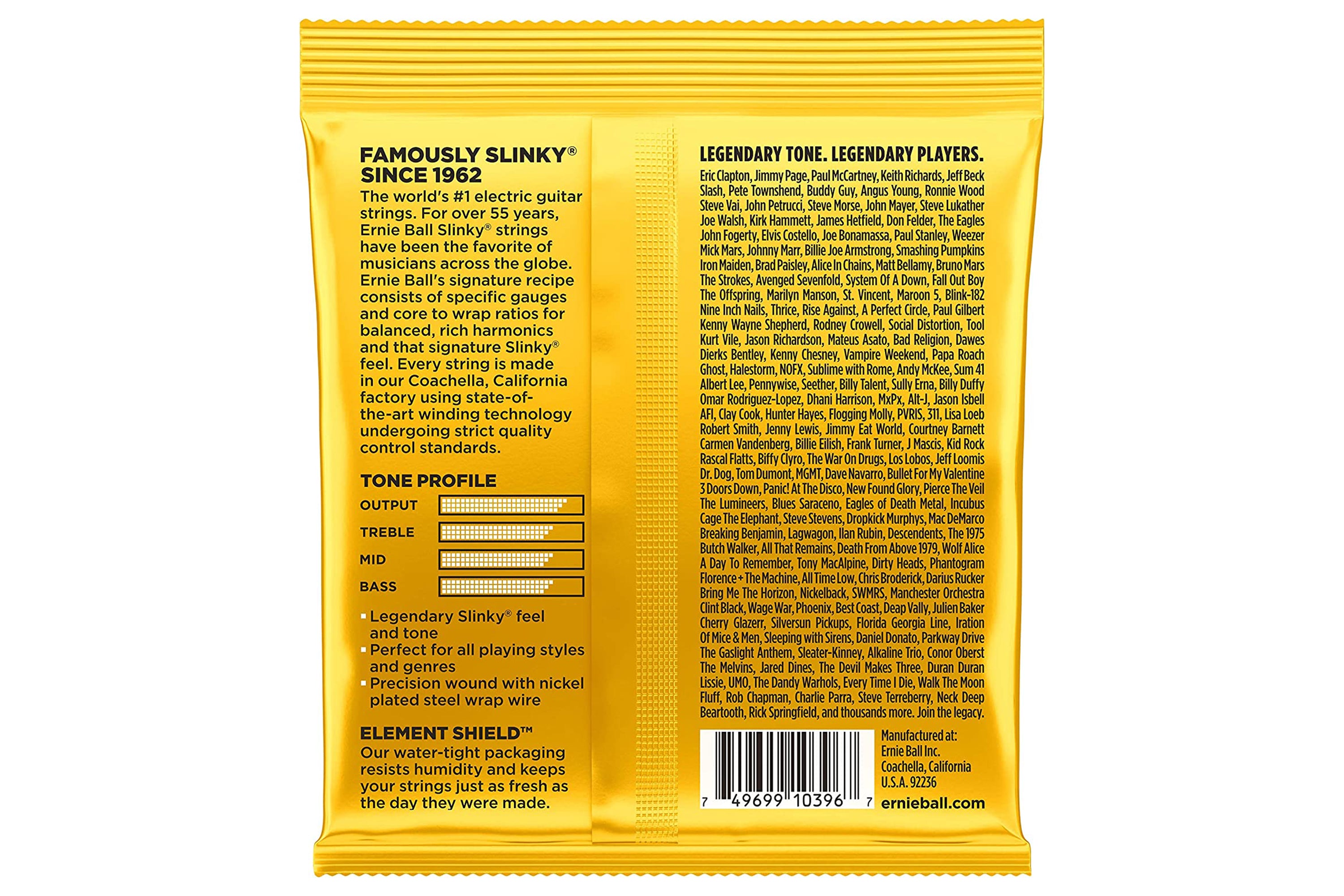 Ernie Skinny Top Beefy Bottom Strings