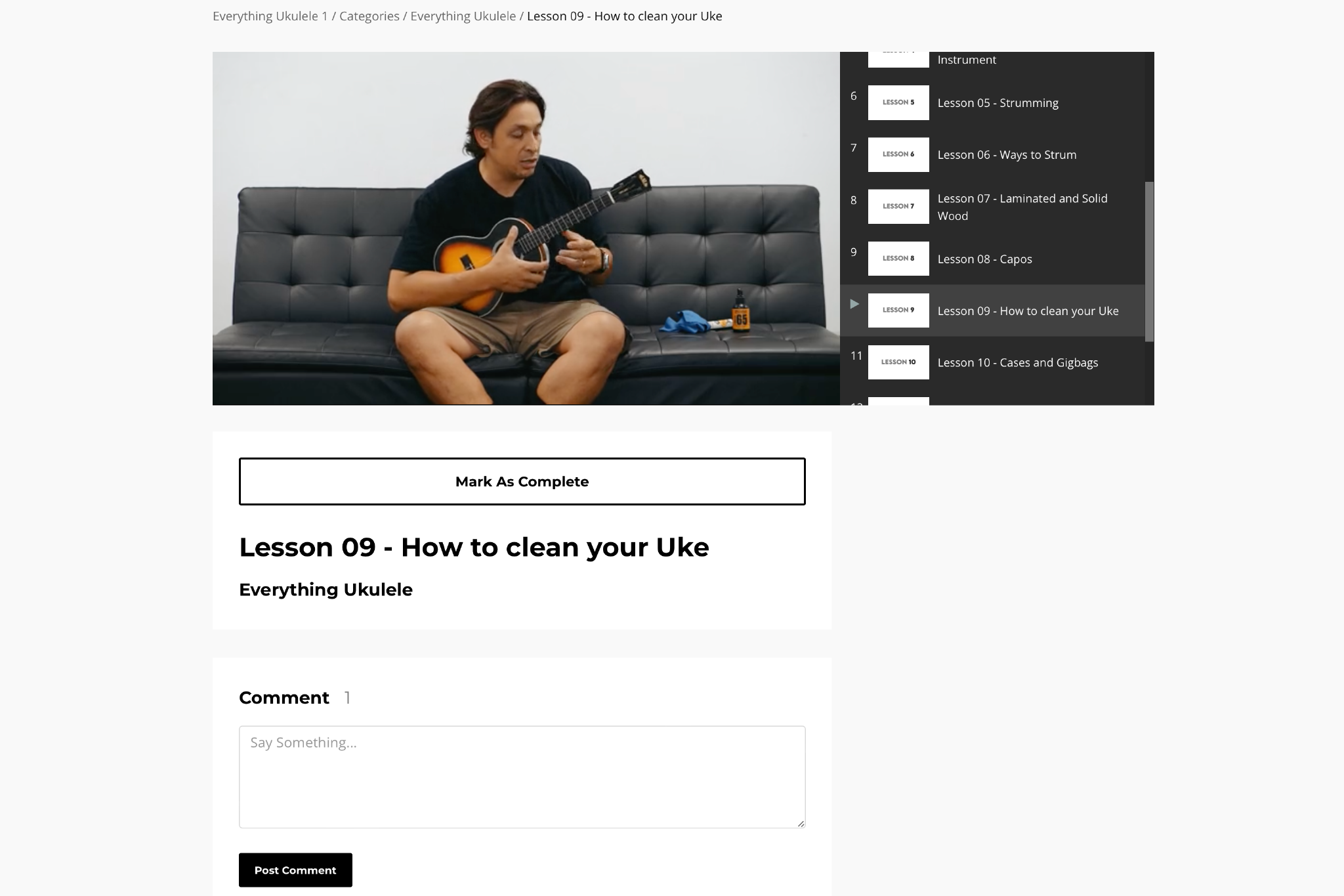 Everything Ukulele Course - Uke Like The Pros