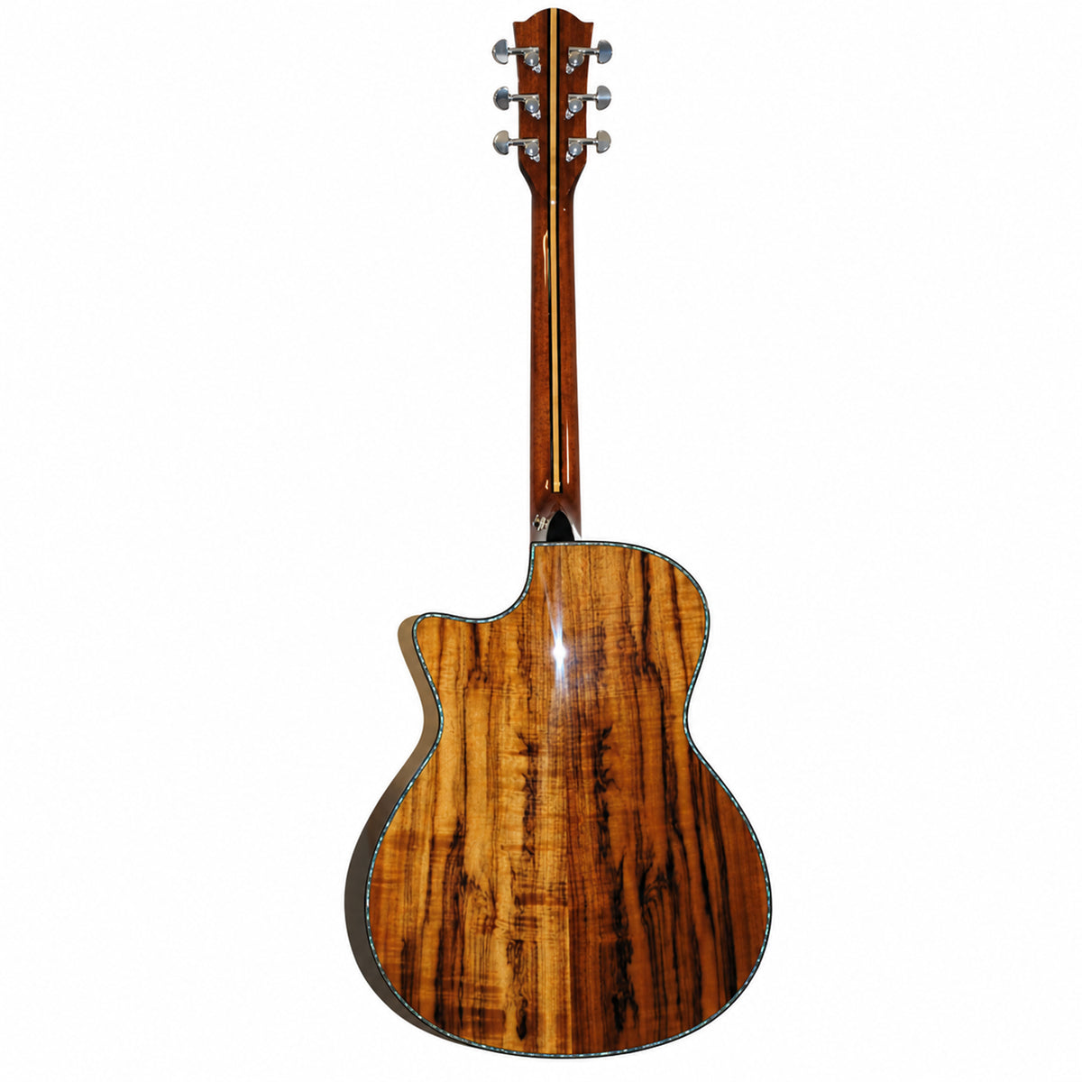 Willow Creek FX-SGKKY Koa Elite All-Solid Acoustic Grand Auditorium Guitar w/ Effects & Bluetooth + 12-Month Lessons Pre-Order