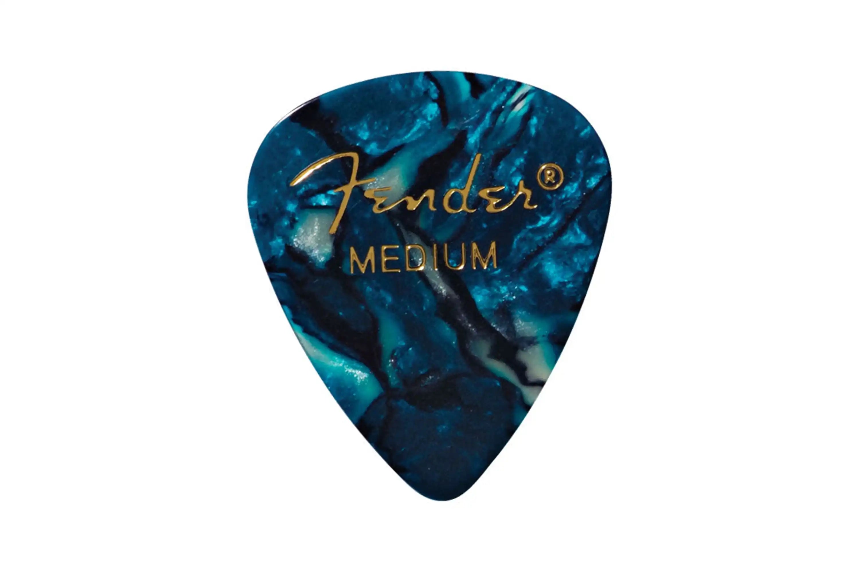 Fender-Premium-Celluloid-Picks-turq | Terry Carter Music Store