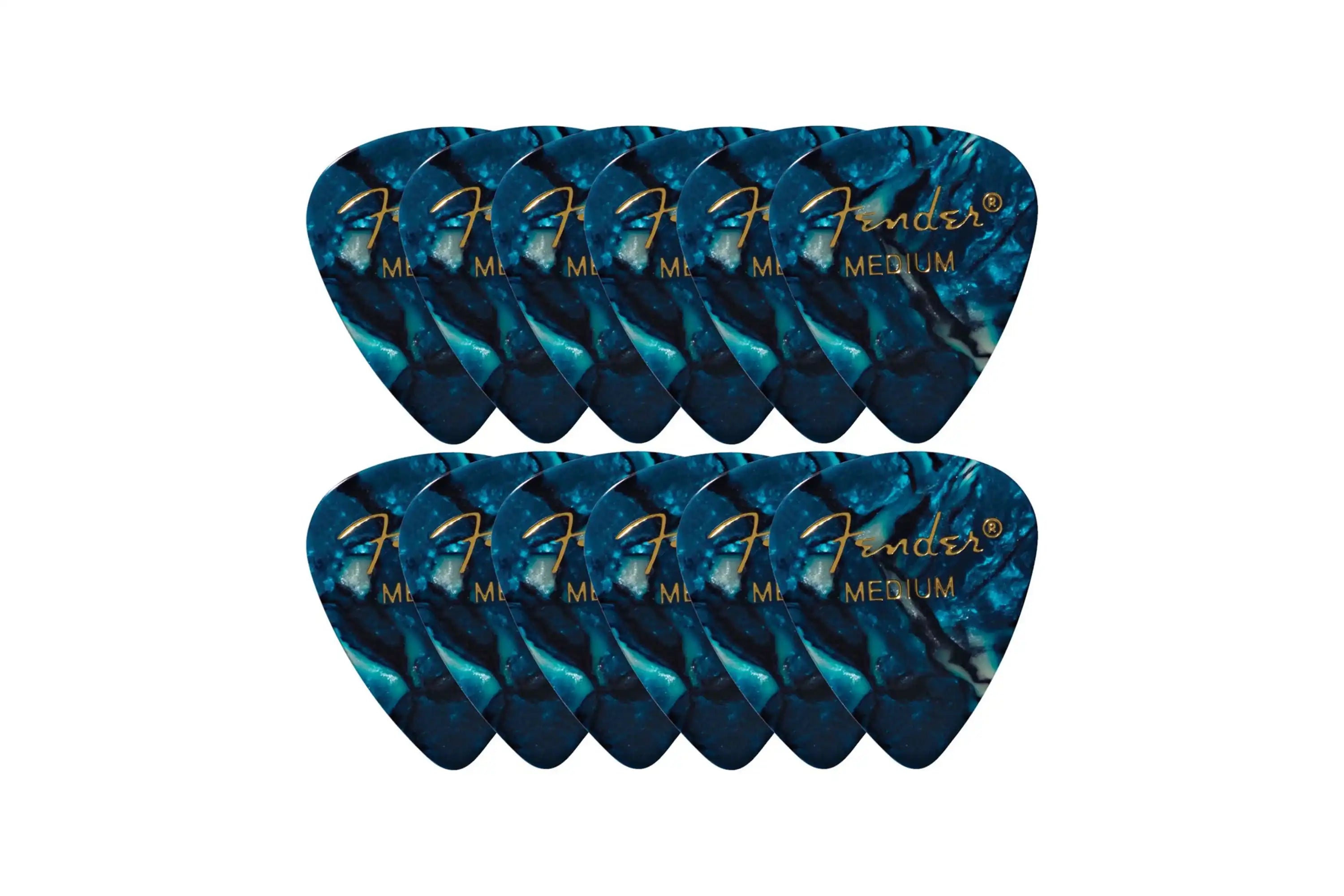 Fender-Premium-Celluloid-Picks-turq2 | Terry Carter Music Store