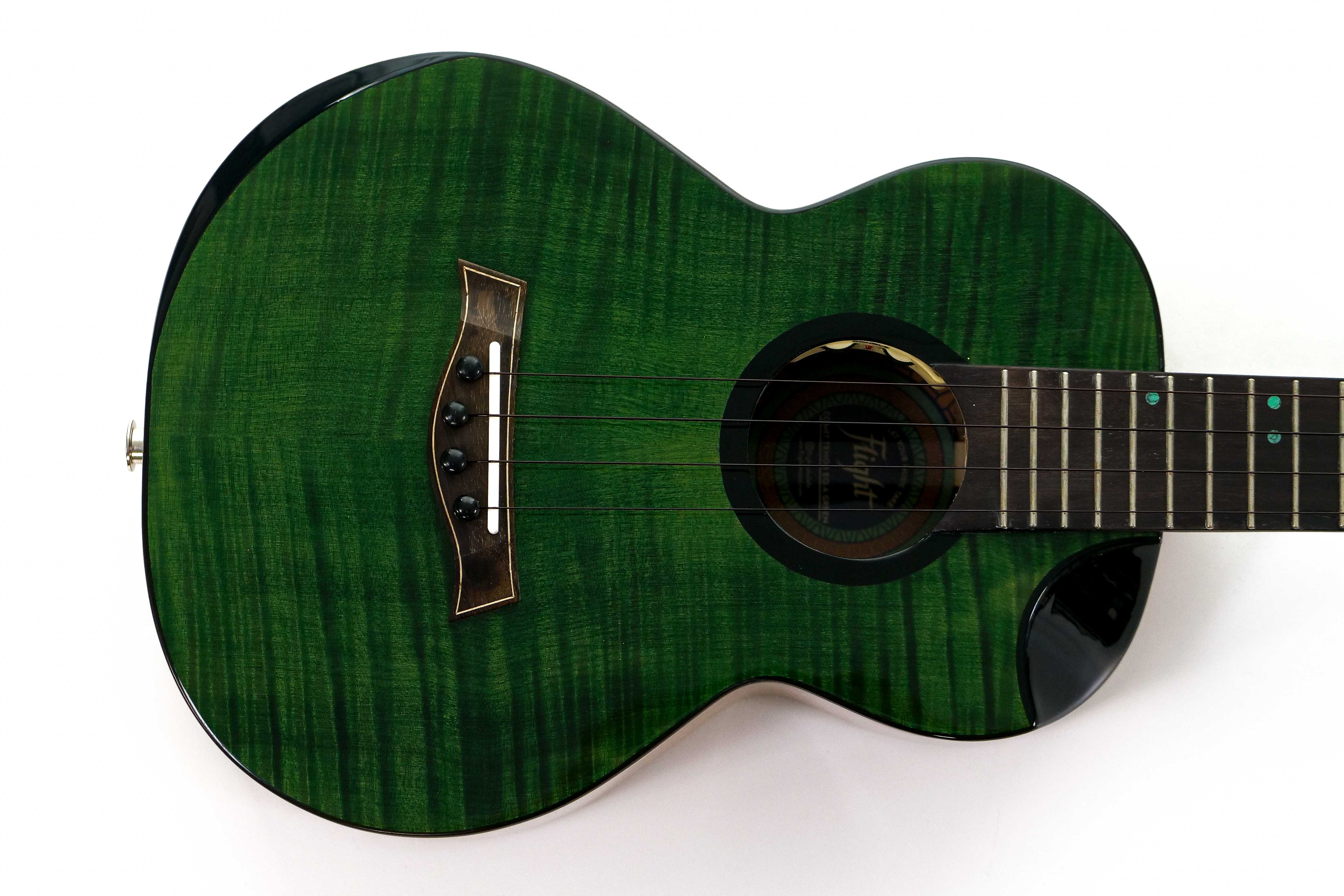 Flight Comet Green EQ-A Tenor Ukulele