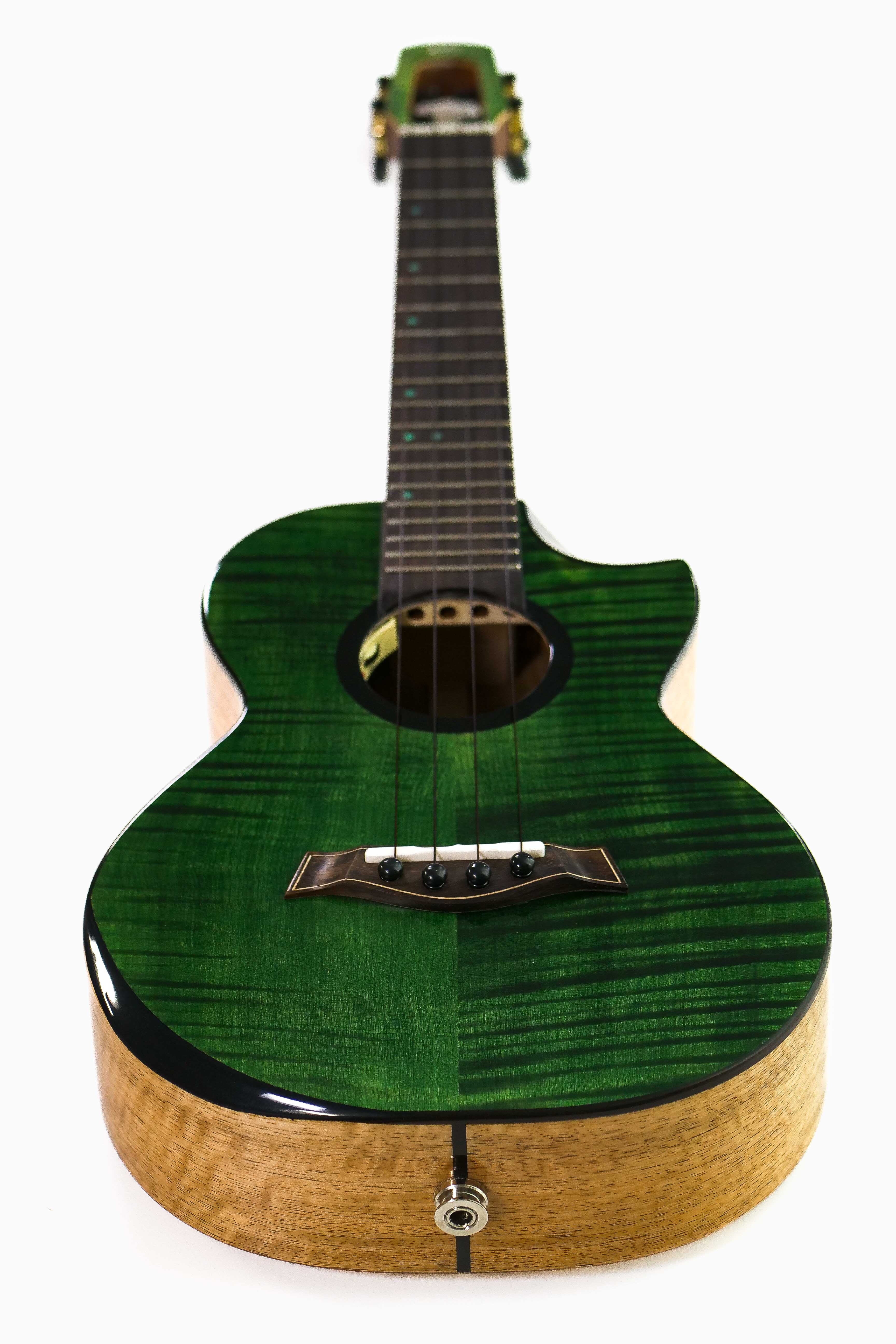 Flight Comet Green EQ-A Tenor Ukulele