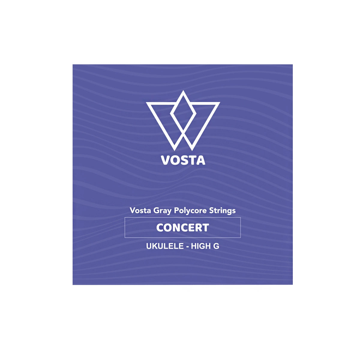 Vosta Grey Polycore Concert Ukulele Strings