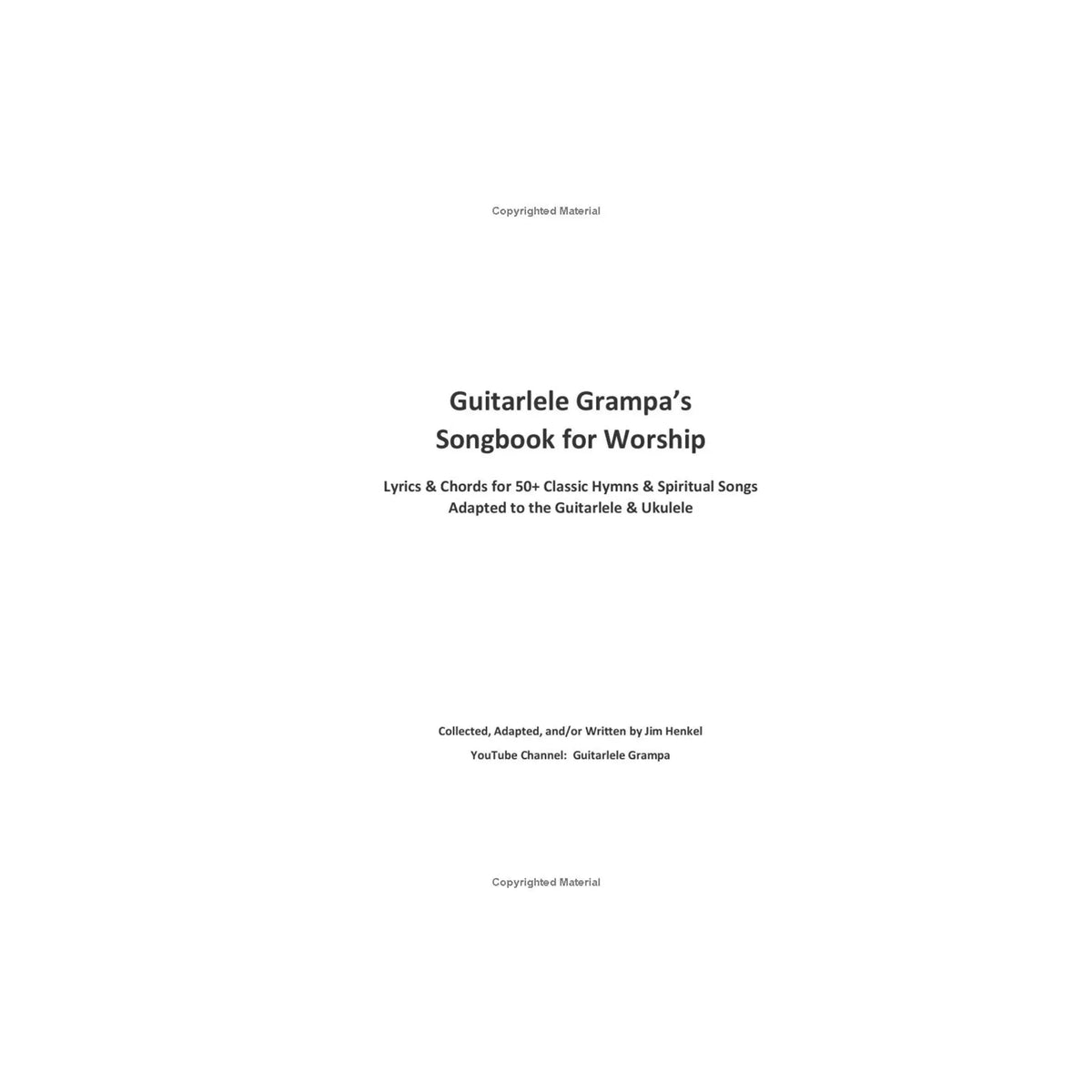 Guitarlele-Grampa_s-Songbook-for-Worship-4 | Terry Carter Music Store