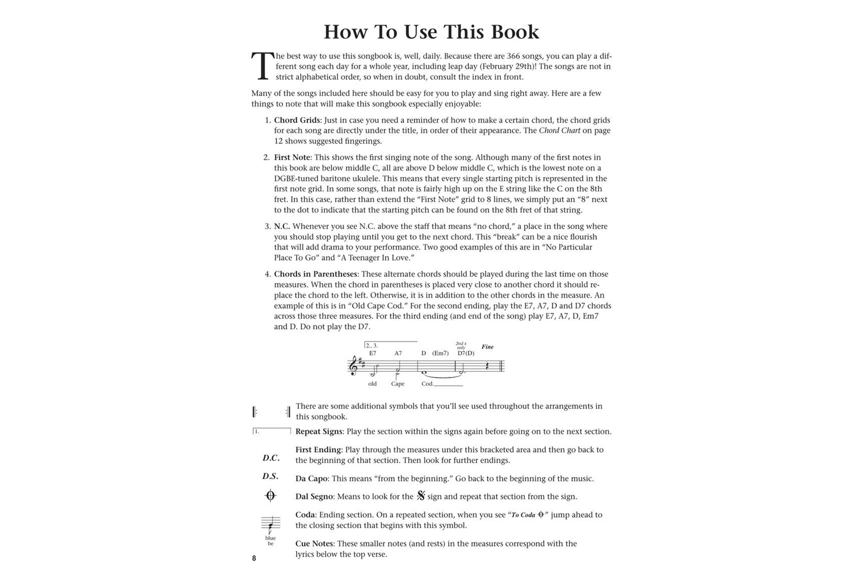 The Daily Ukulele: Leap Year Edition For Baritone Ukulele