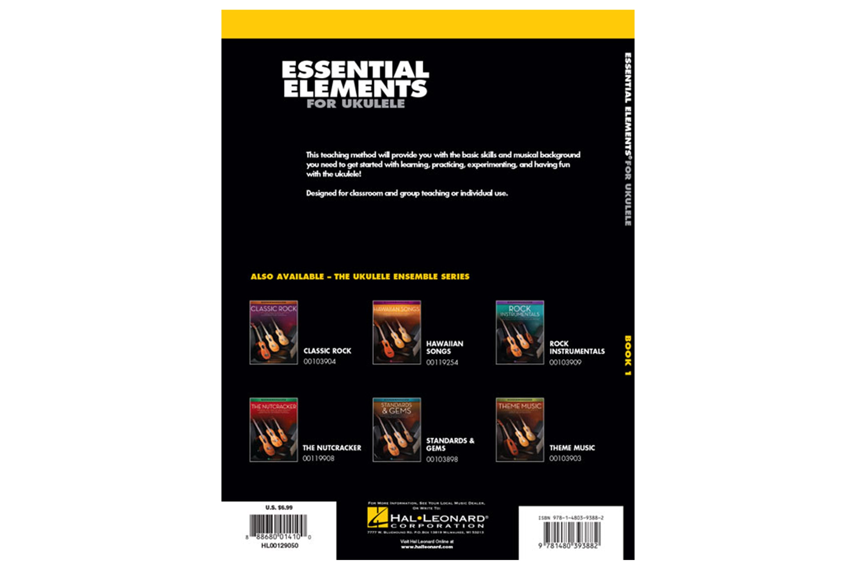 Hal Leonard Essential Elements For Ukulele - Method Book 1 (Book Only)